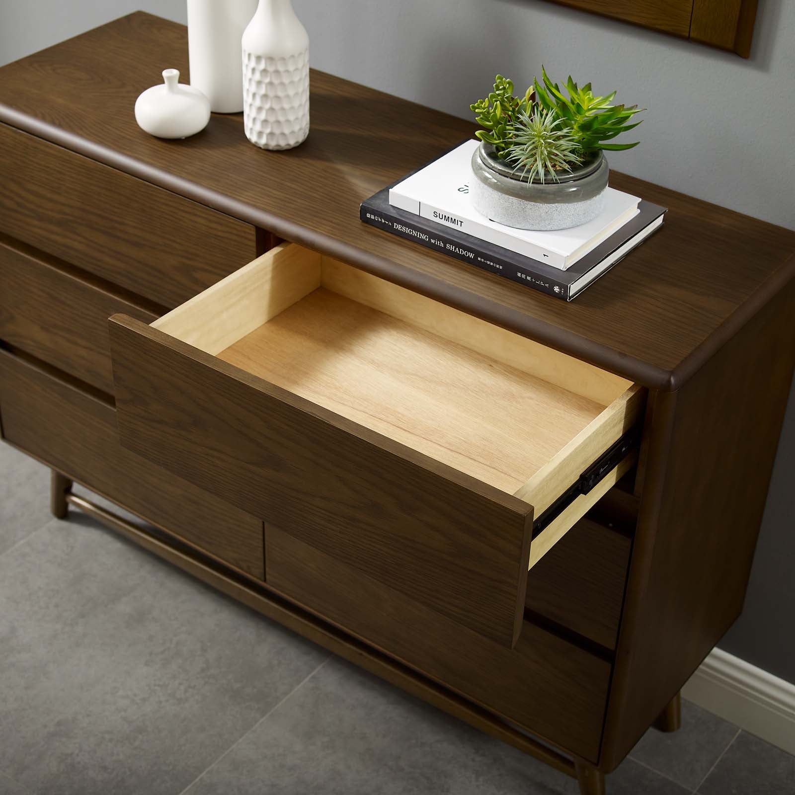 Modway Dressers - Talwyn Wood Dresser Chestnut