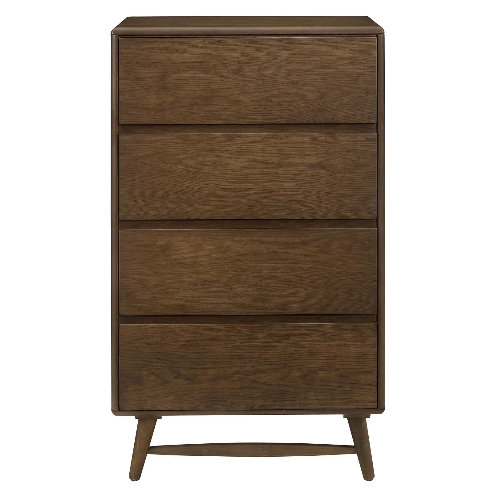 Modway Chest of Drawers - Talwyn Wood Chest Chestnut