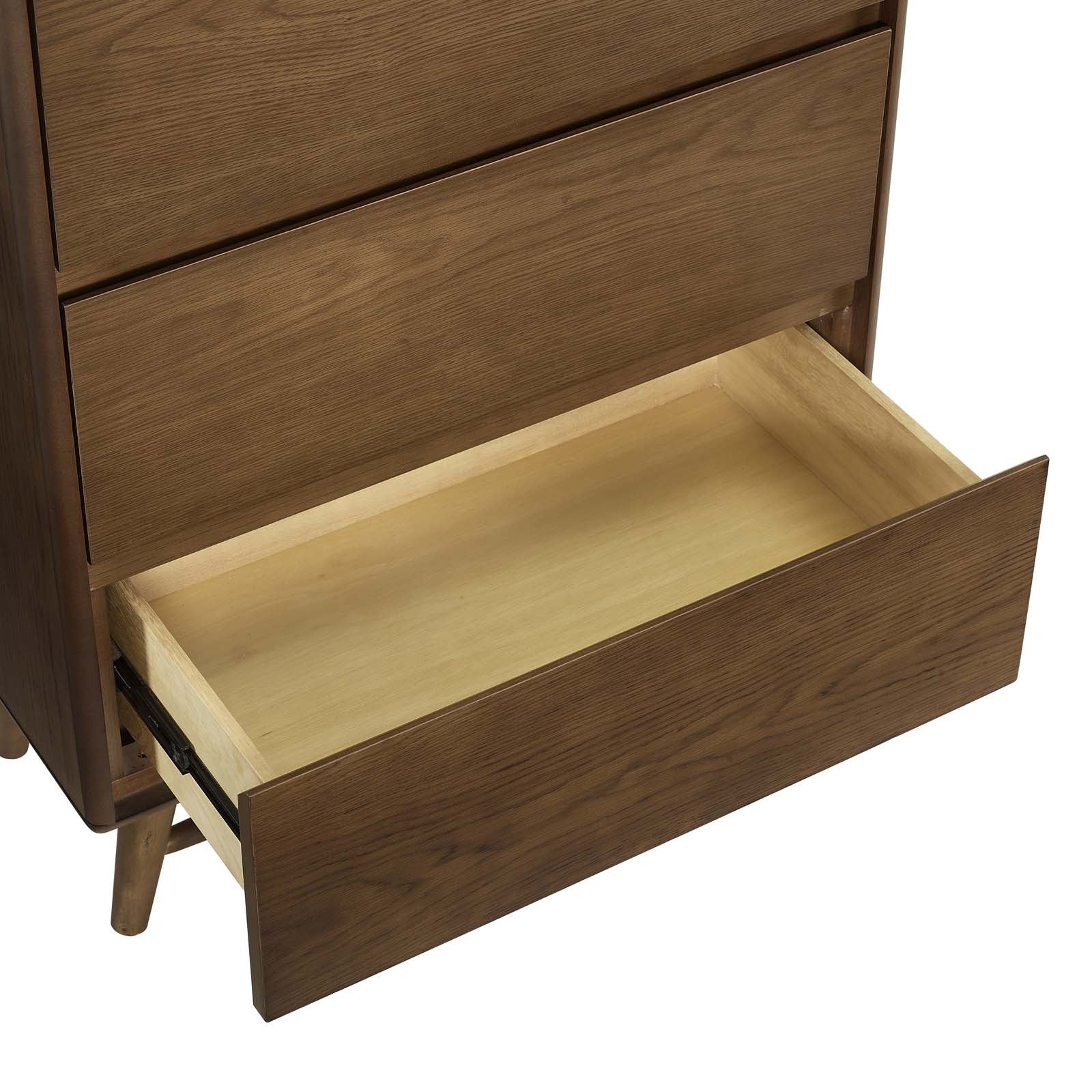Modway Chest of Drawers - Talwyn Wood Chest Chestnut