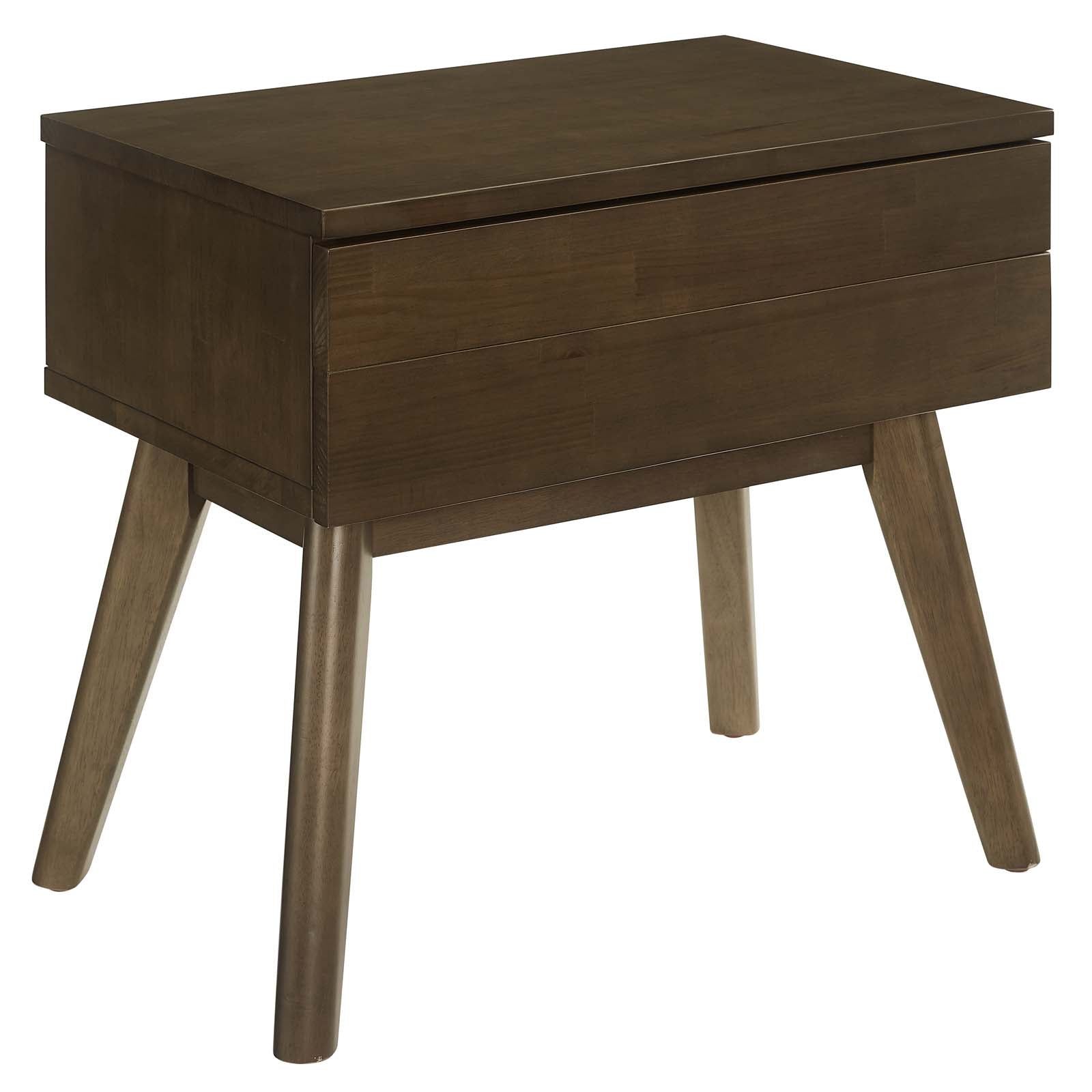 Modway Nightstands & Side Tables - Everly Wood Nightstand Walnut