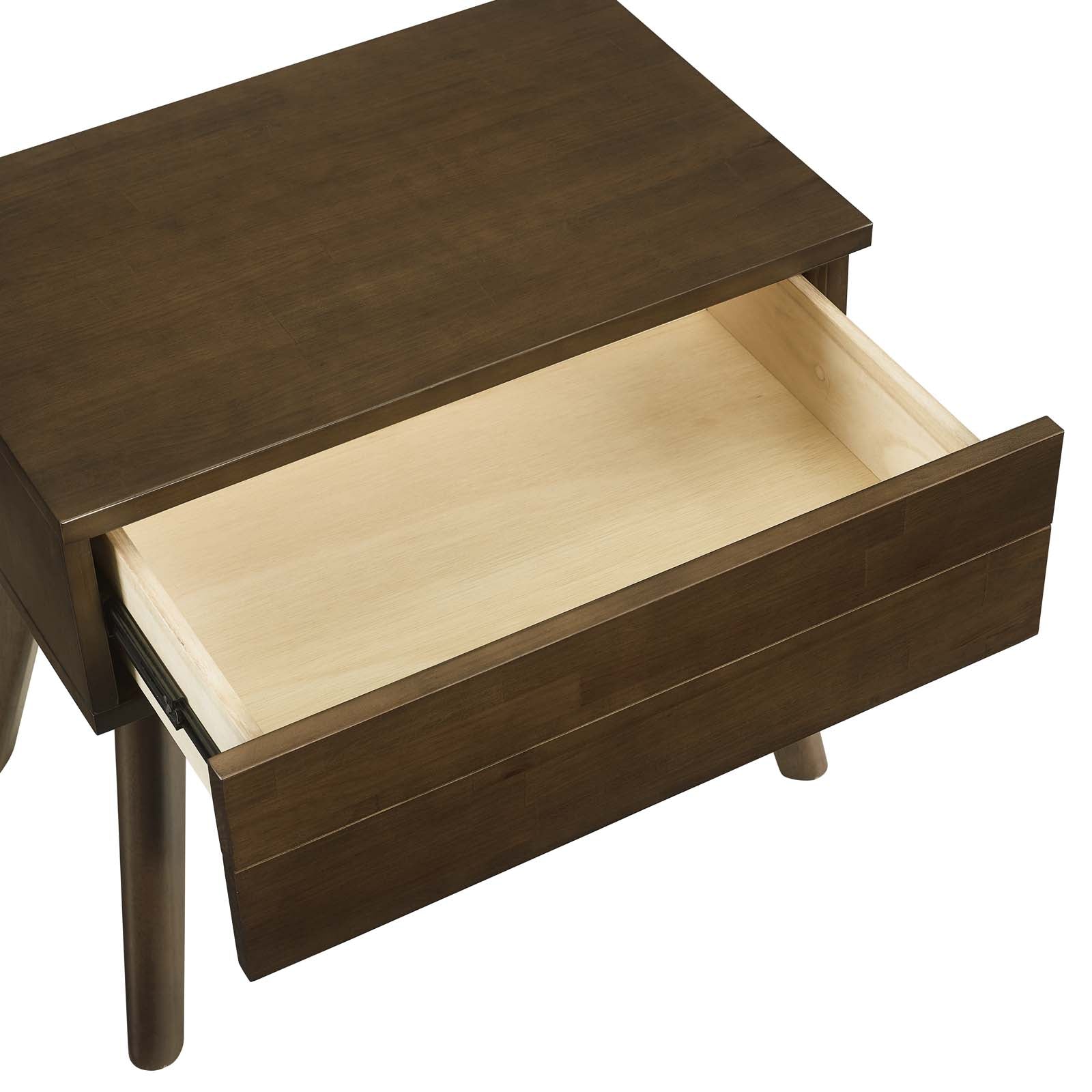 Modway Nightstands & Side Tables - Everly Wood Nightstand Walnut