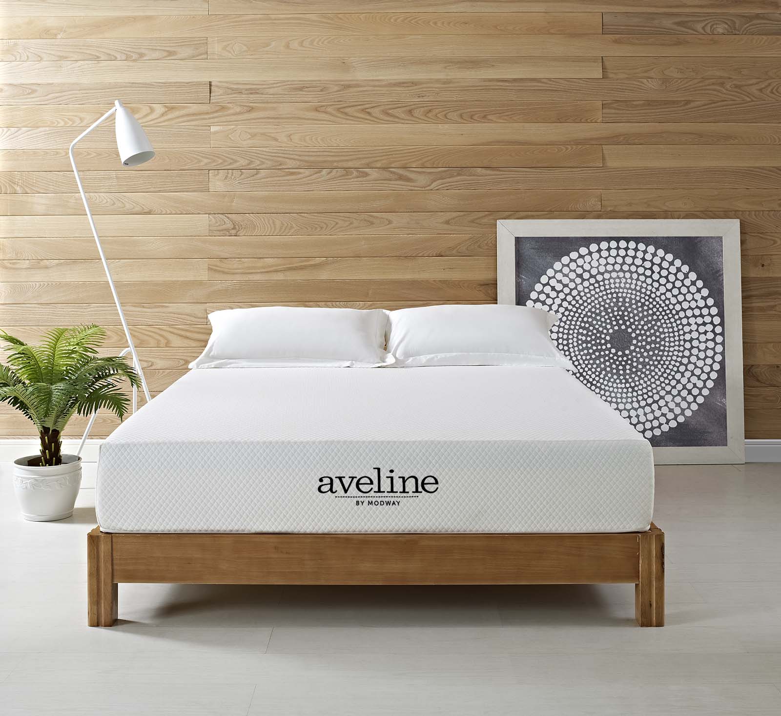 Modway Mattresses - Aveline 10" California King Gel Memory Foam Mattress