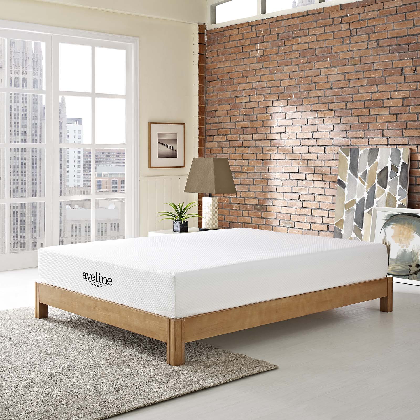 Modway Mattresses - Aveline 10" California King Gel Memory Foam Mattress