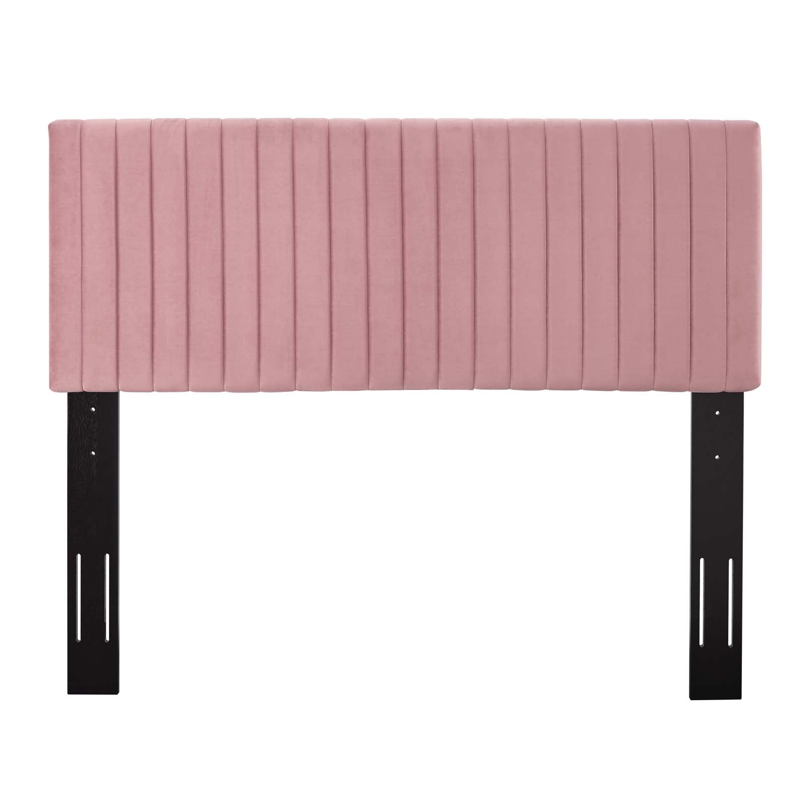 Modway Headboards - Keira Full / Queen Performance Velvet Headboard Dusty Rose