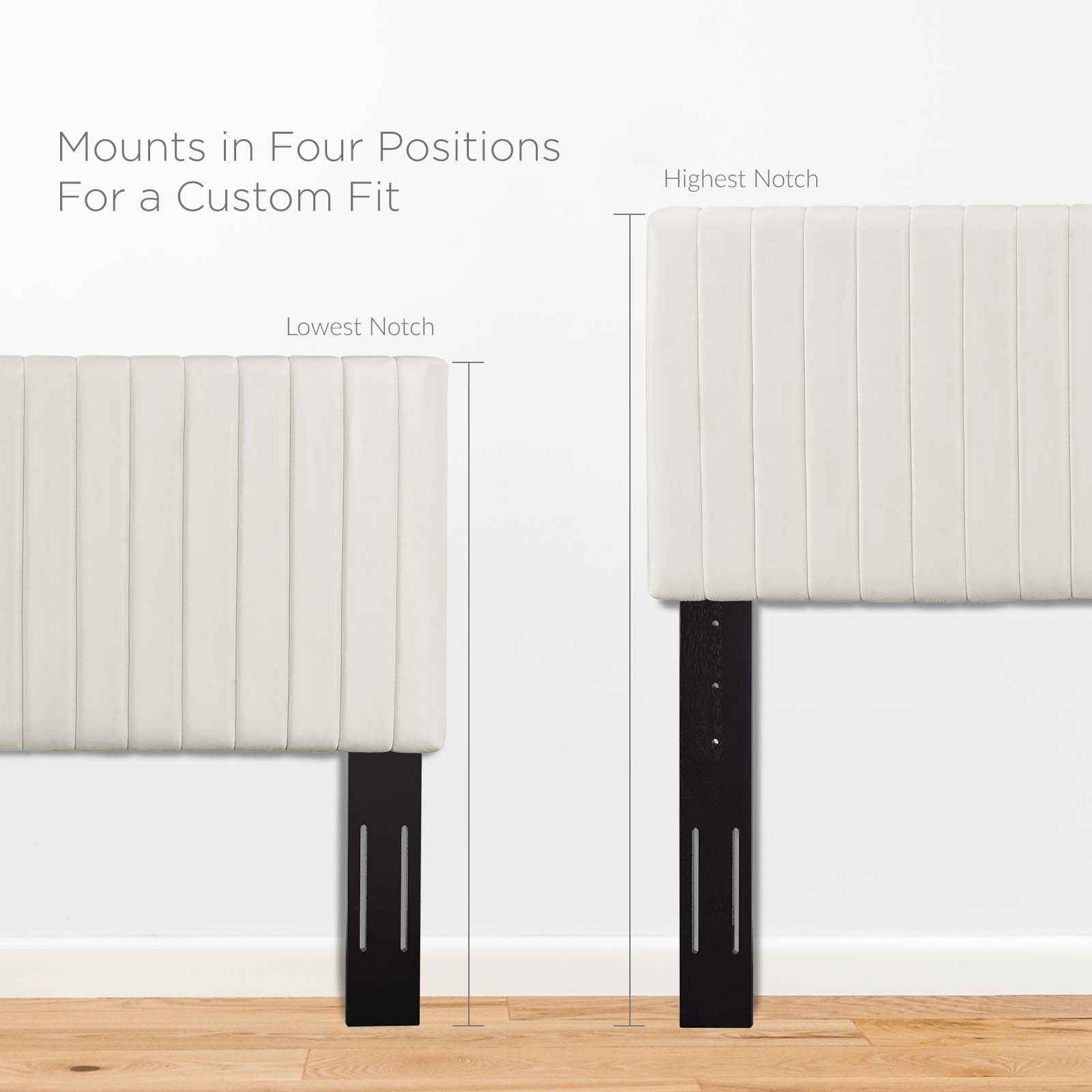 Modway Headboards - Keira Full / Queen Performance Velvet Headboard Ivory