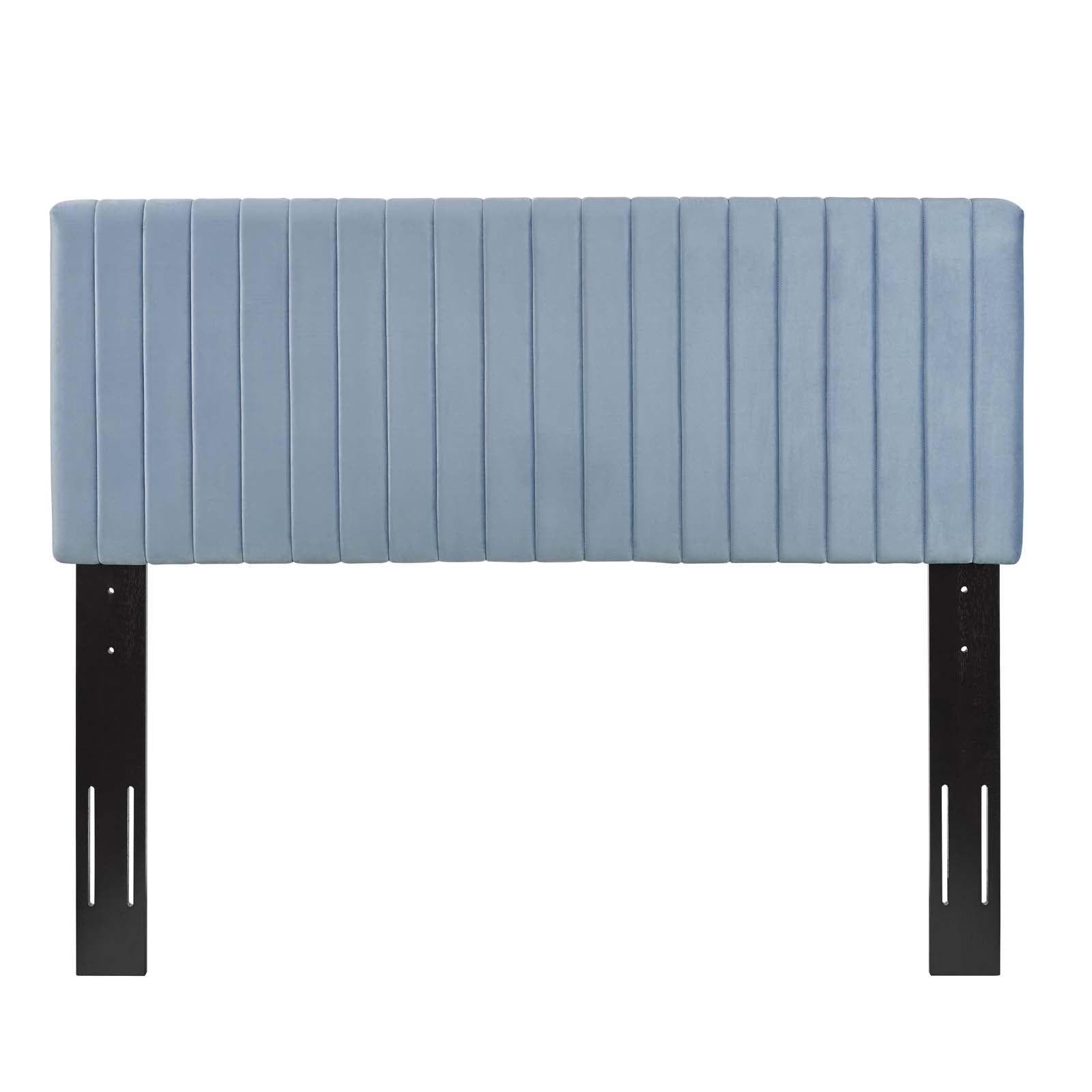 Modway Headboards - Keira Full / Queen Performance Velvet Headboard Light Blue