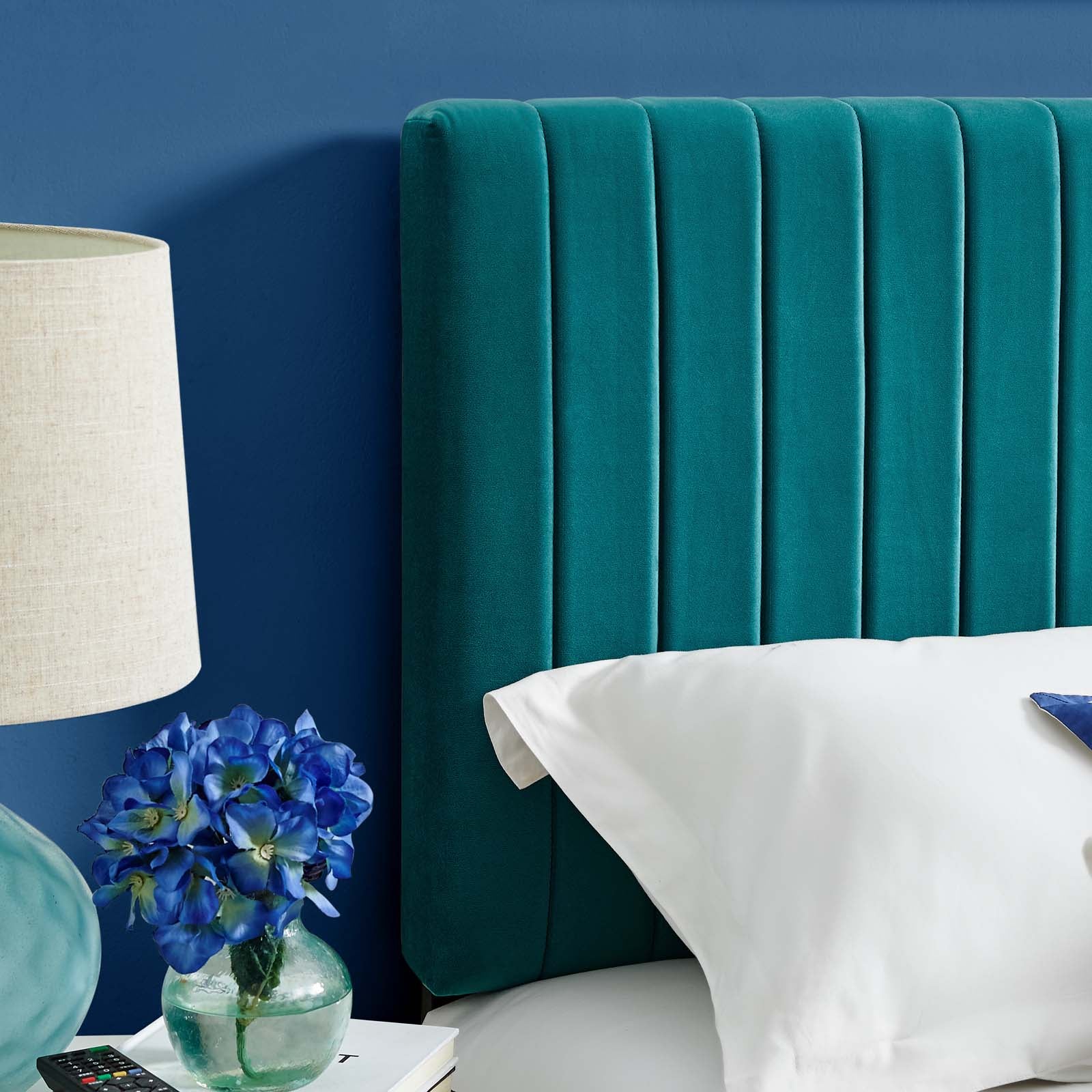 Modway Headboards - Keira Full / Queen Performance Velvet Headboard Teal