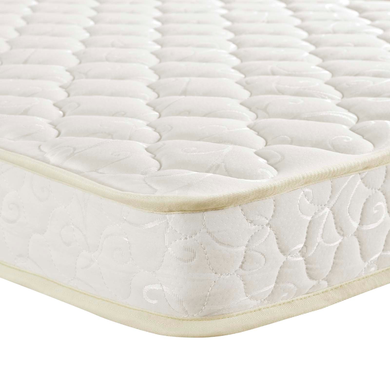 Modway Mattresses - Emma 6" Twin Mattress Foam White (Set of 2)
