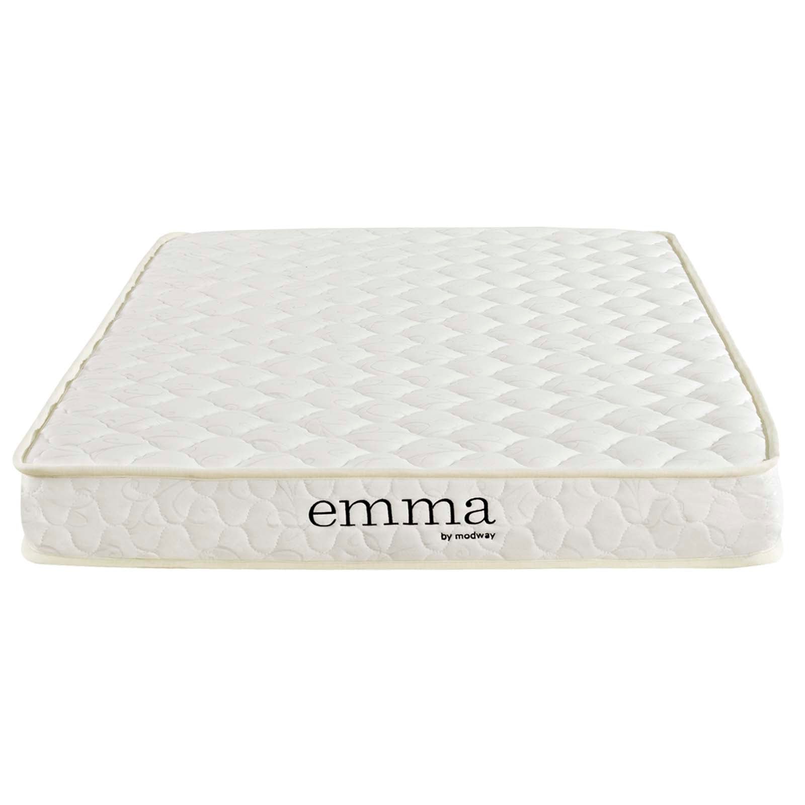 Modway Mattresses - Emma 6" Twin Mattress Foam White (Set of 2)