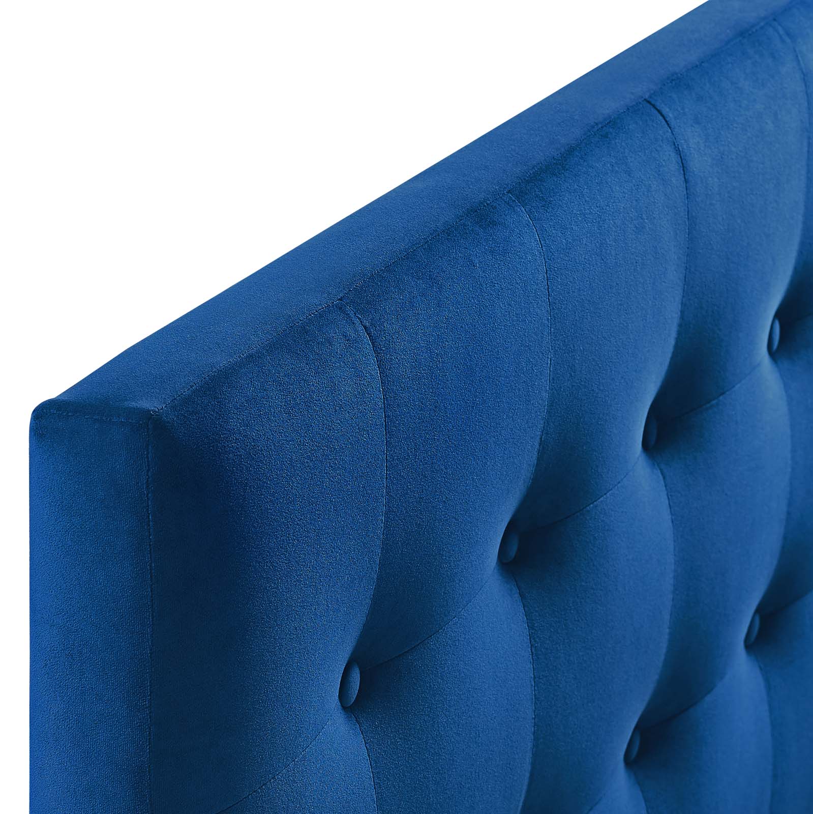 Modway Headboards - Emily King Biscuit Tufted Performance Velvet Headboard Navy