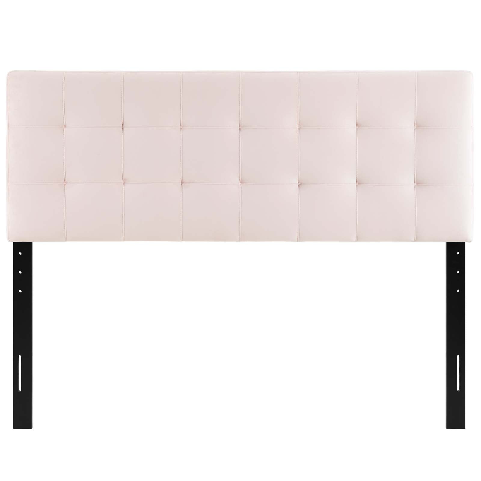 Modway Headboards - Lily Biscuit Tufted Full Performance Velvet Headboard Pink