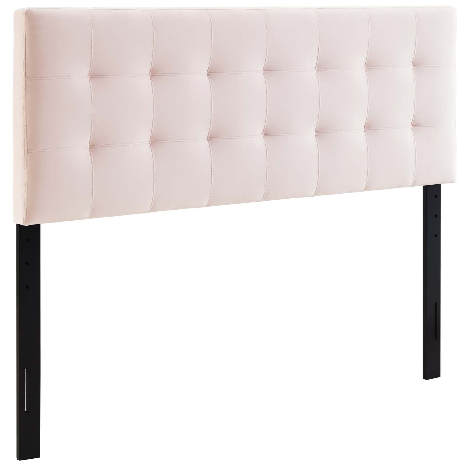 Modway Headboards - Lily Queen Biscuit Tufted Performance Velvet Headboard Pink