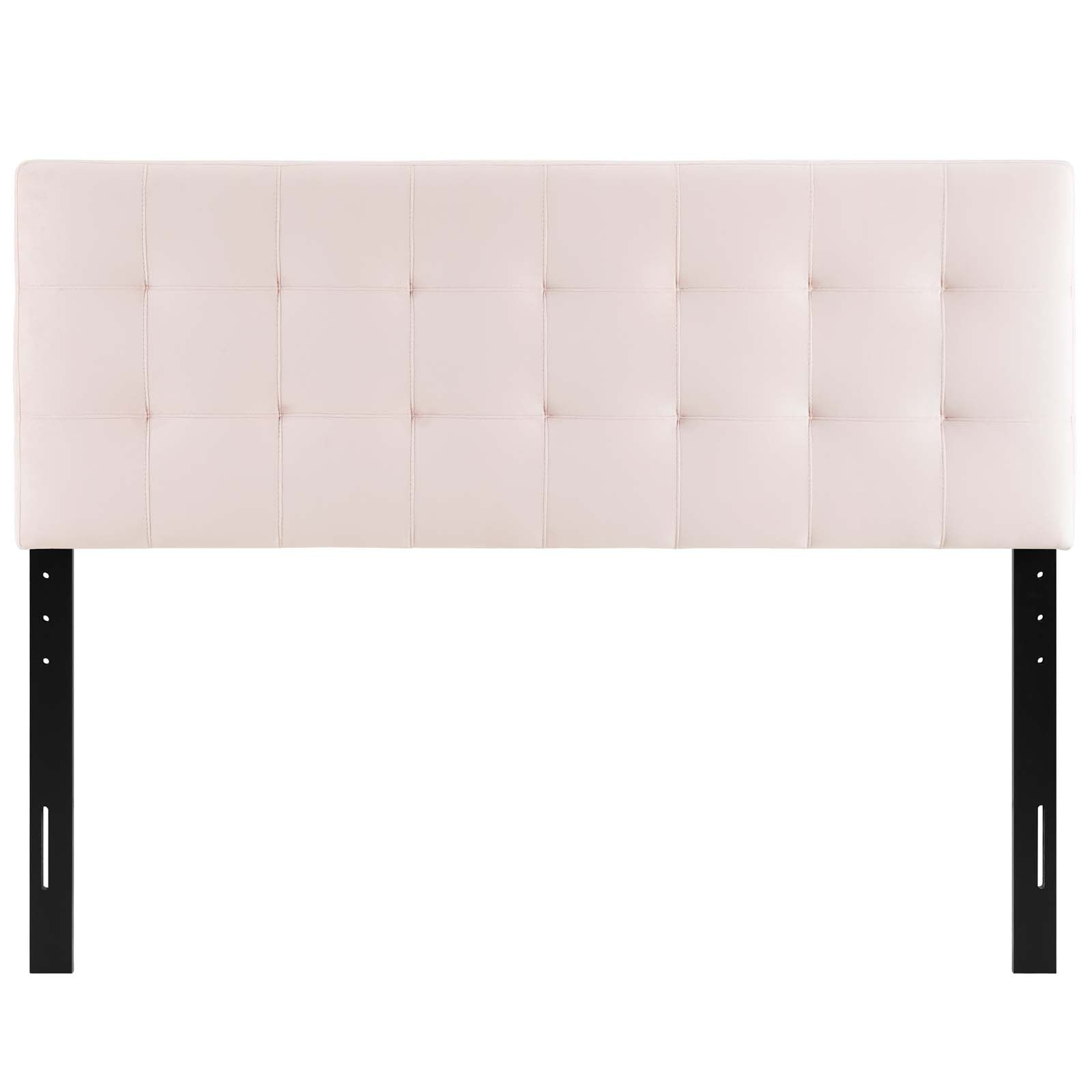 Modway Headboards - Lily Queen Biscuit Tufted Performance Velvet Headboard Pink