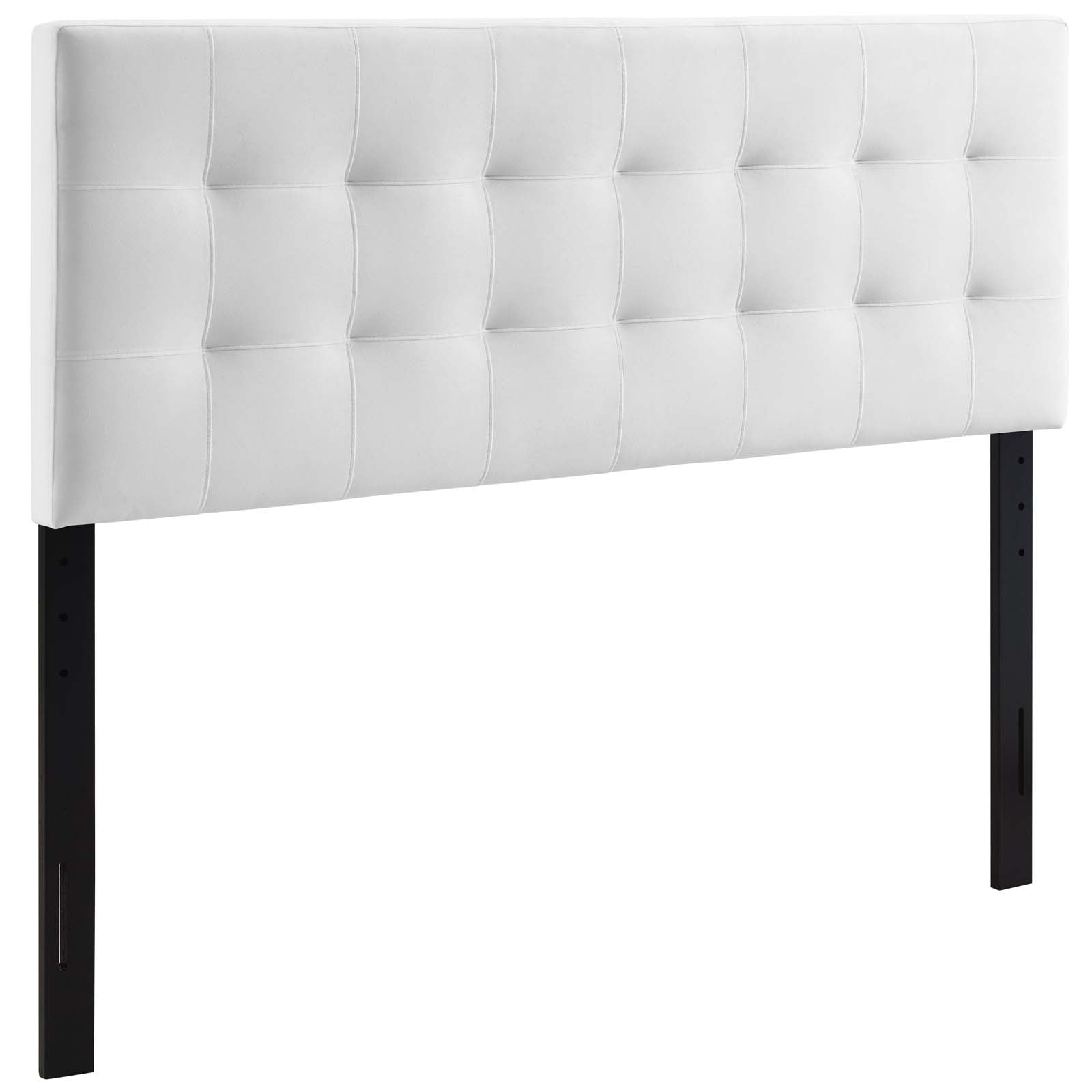 Modway Headboards - Lily Queen Biscuit Tufted Performance Velvet Headboard White