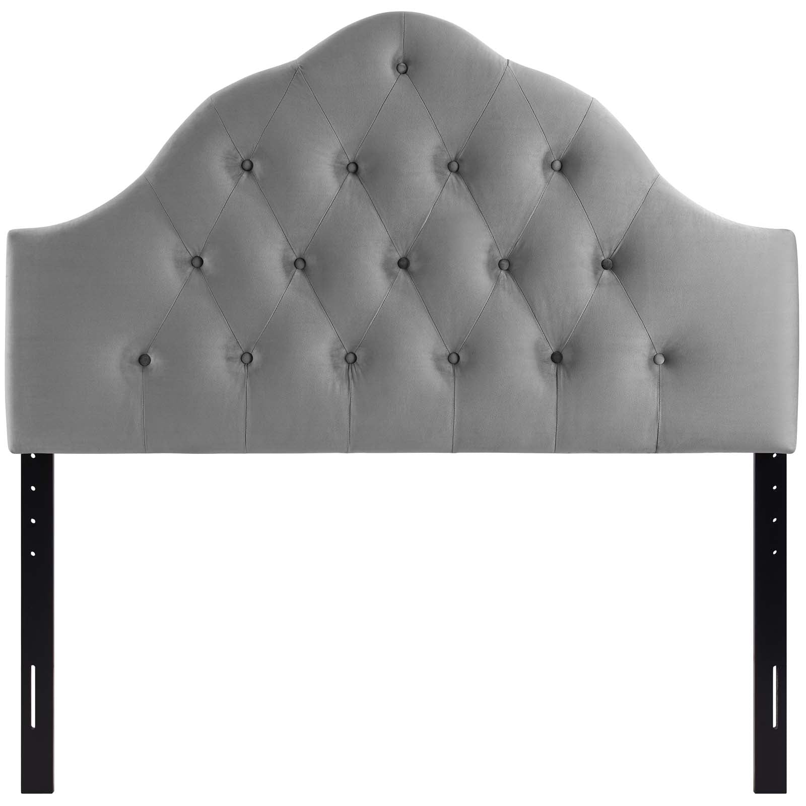 Modway Headboards - Sovereign Full Diamond Tufted Headboard Gray