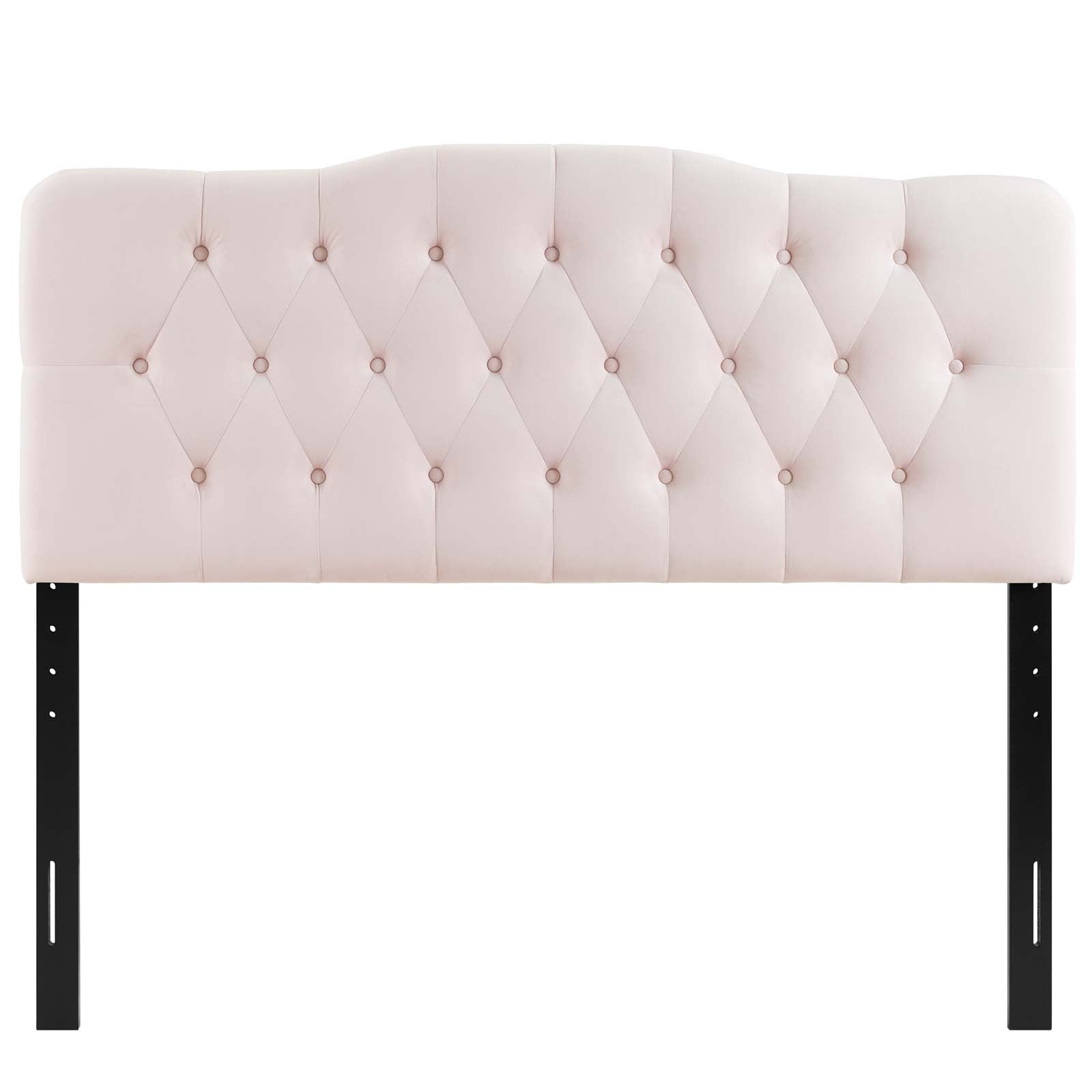 Modway Headboards - Annabel King Diamond Tufted Performance Velvet Headboard Pink