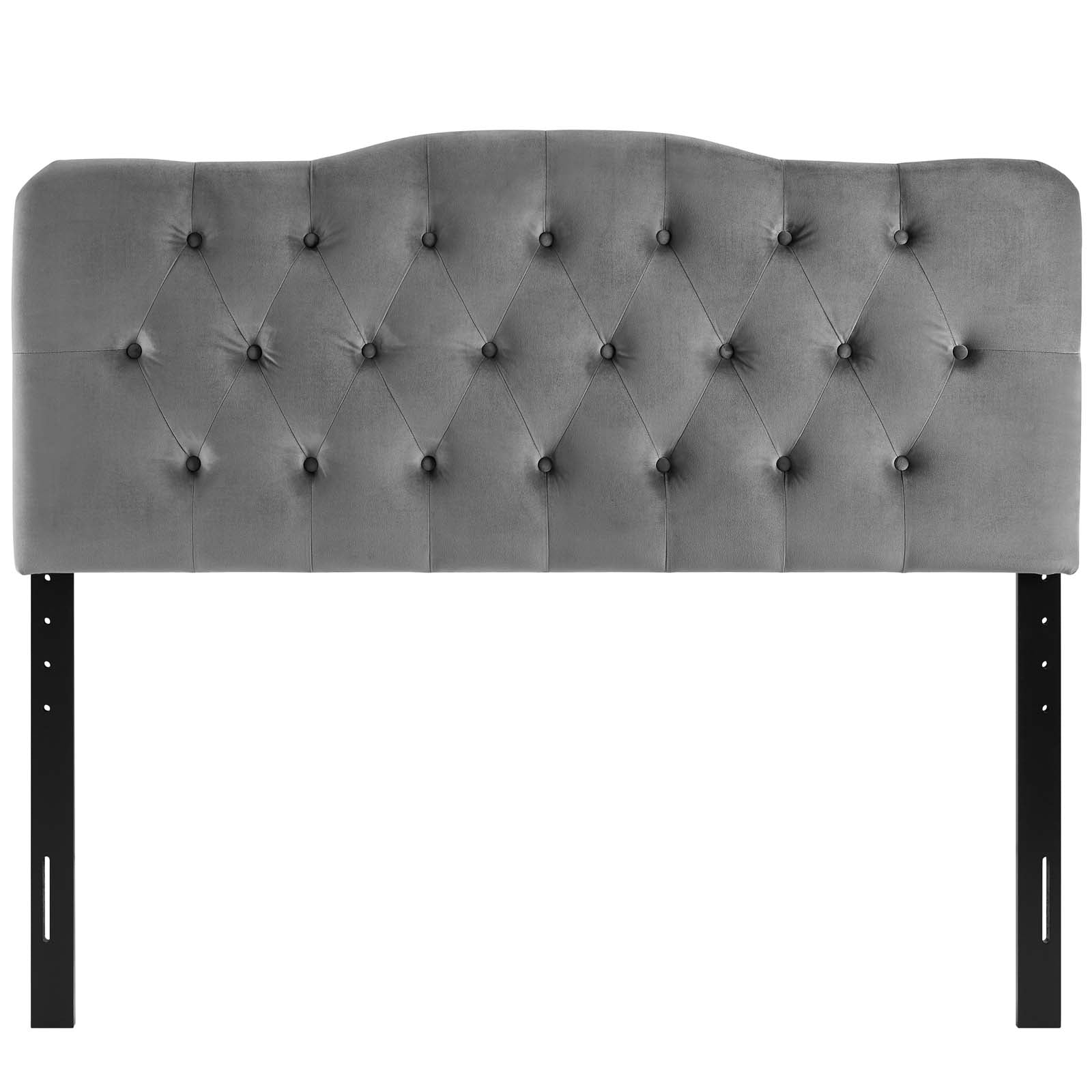 Modway Headboards - Annabel Full Diamond Tufted Headboard Gray