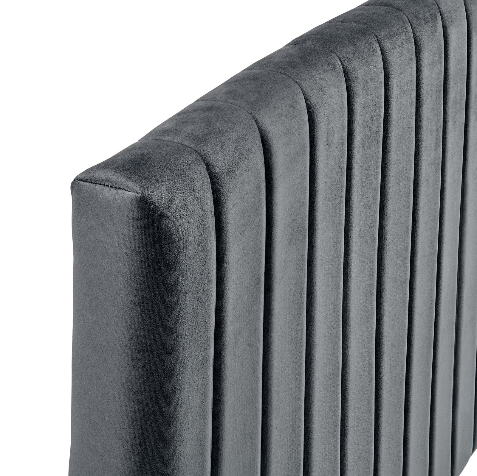 Modway Headboards - Rebecca King / California King Headboard Charcoal
