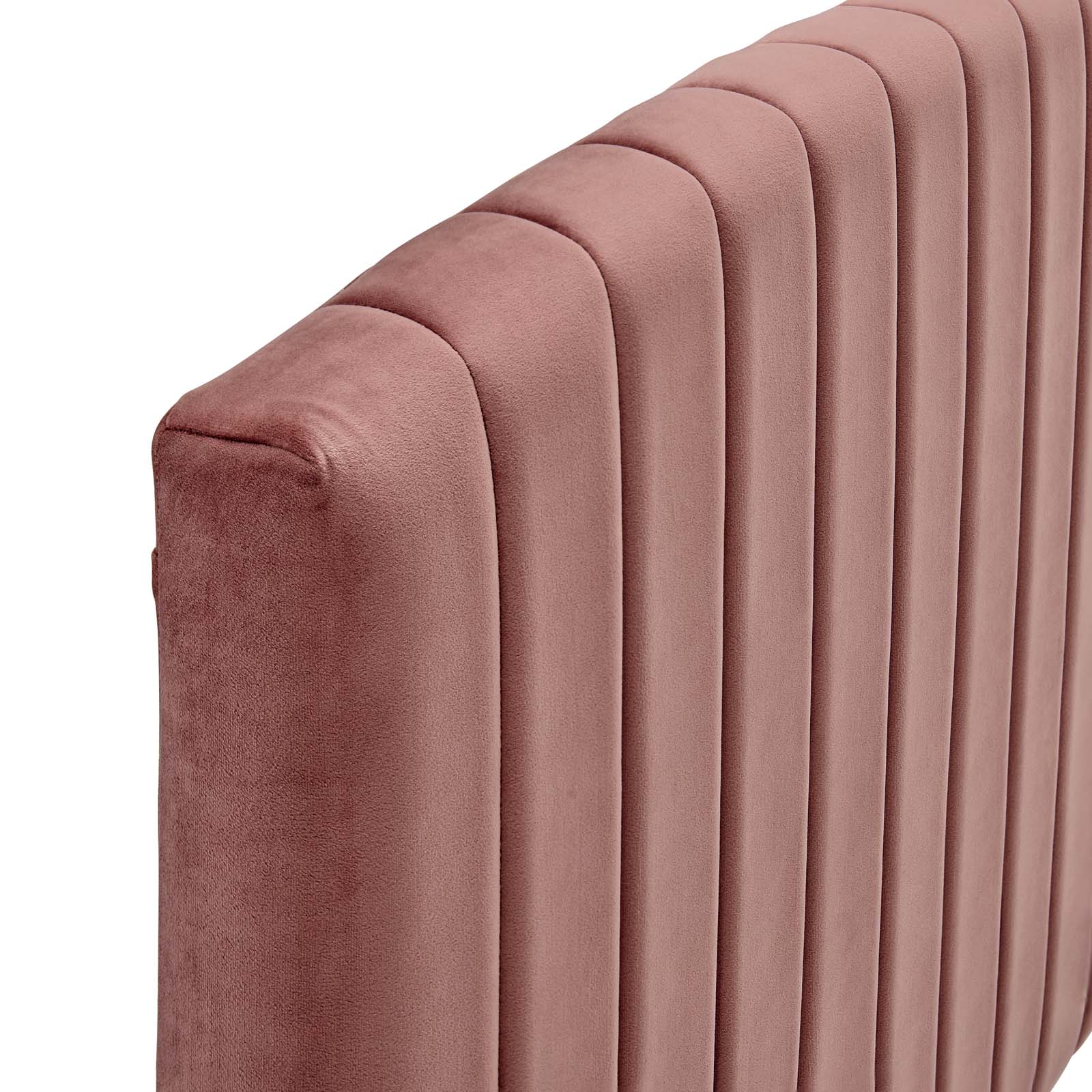 Modway Headboards - Rebecca King / California King Headboard Dusty Rose