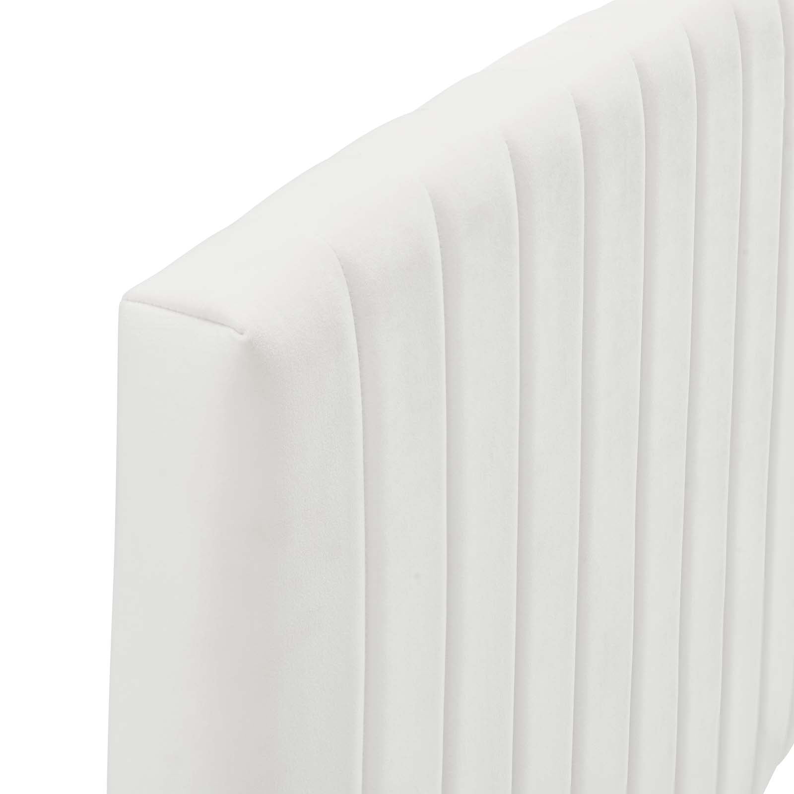 Modway Headboards - Rebecca Performance Velvet King / California King Headboard White