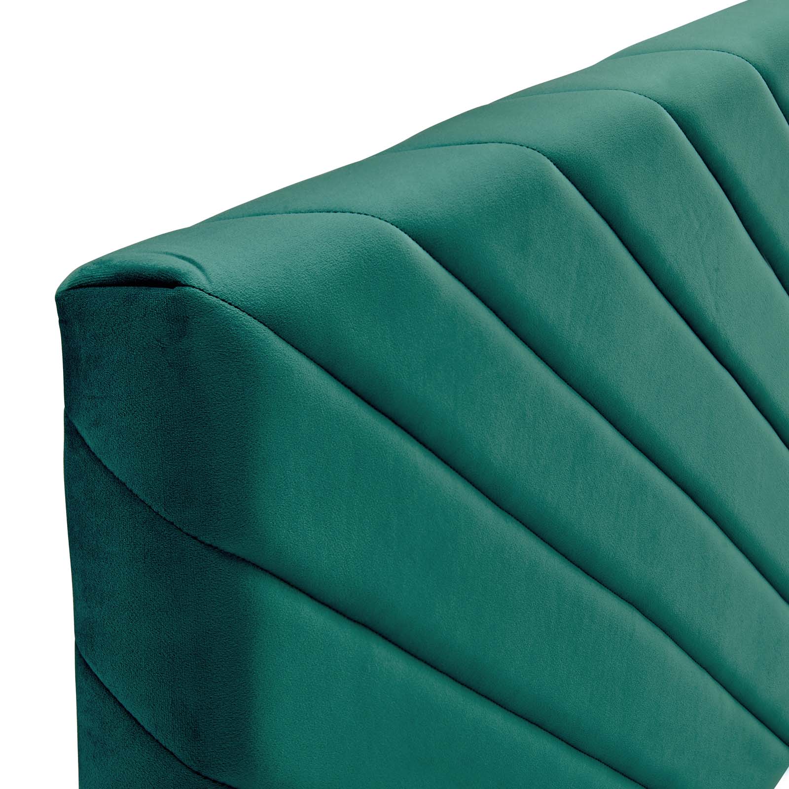 Modway Headboards - Alyson Angular Channel Tufted King / California King Headboard Teal