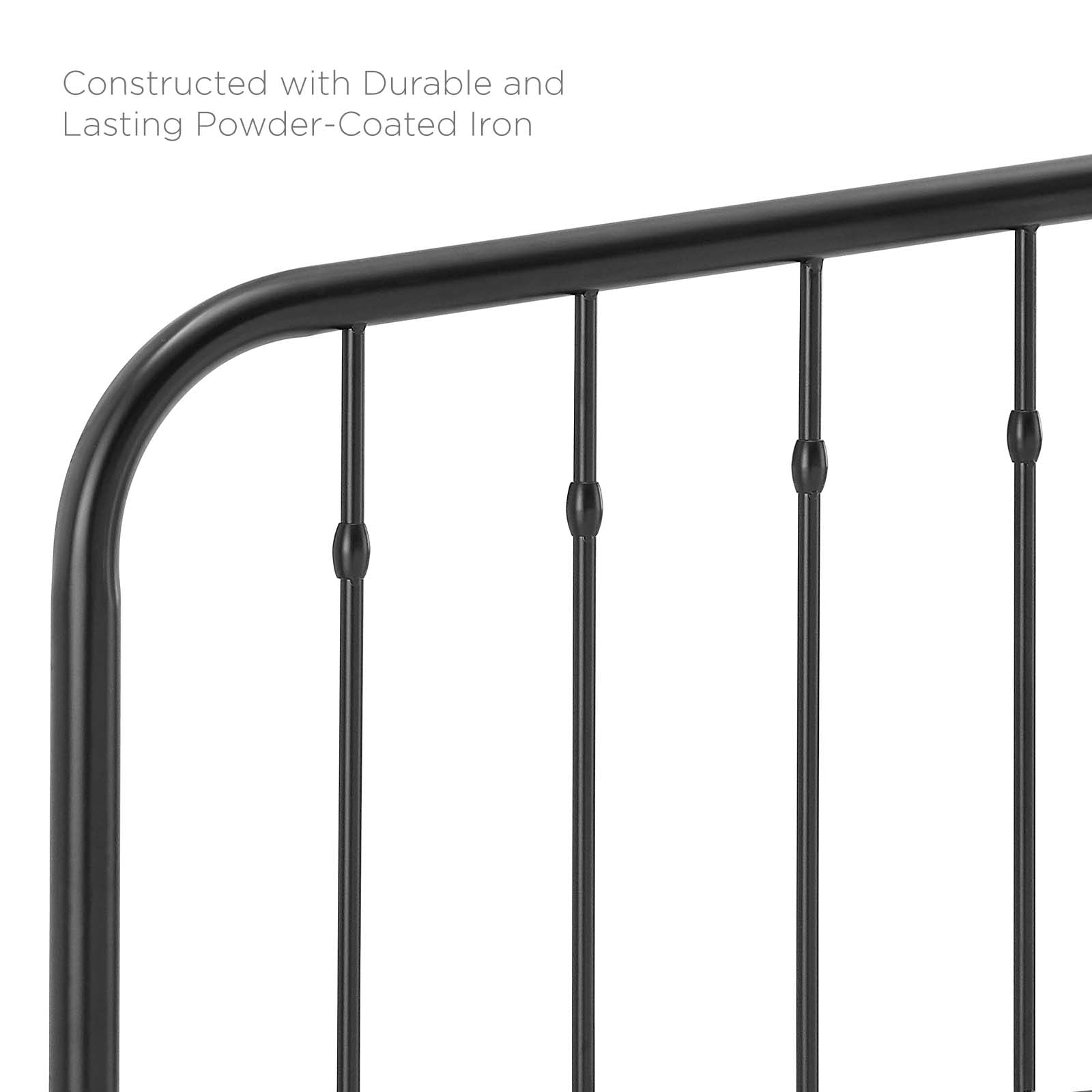 Modway Headboards - Lennon Queen Metal Headboard Black
