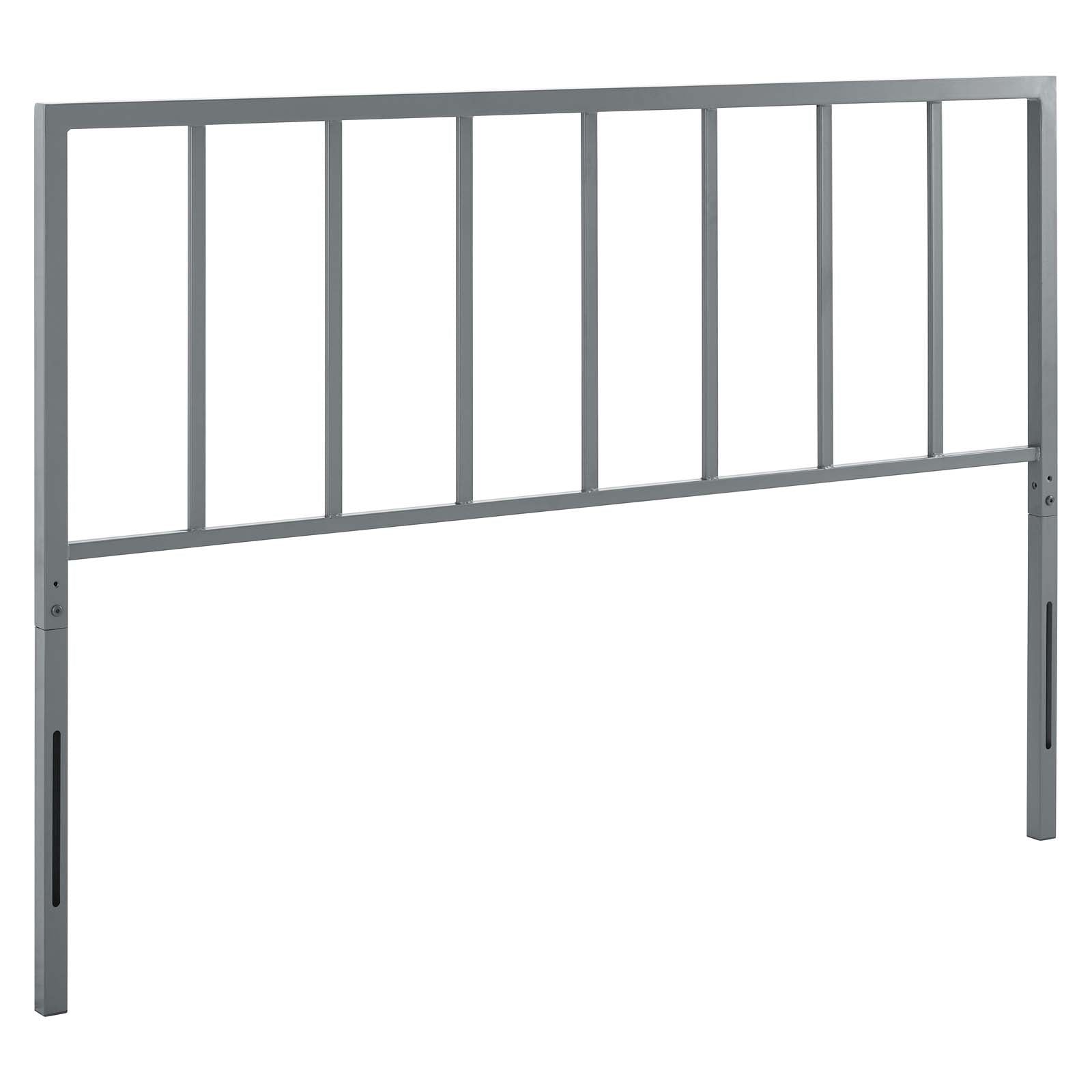 Modway Headboards - Tatum Full Metal Headboard Gray