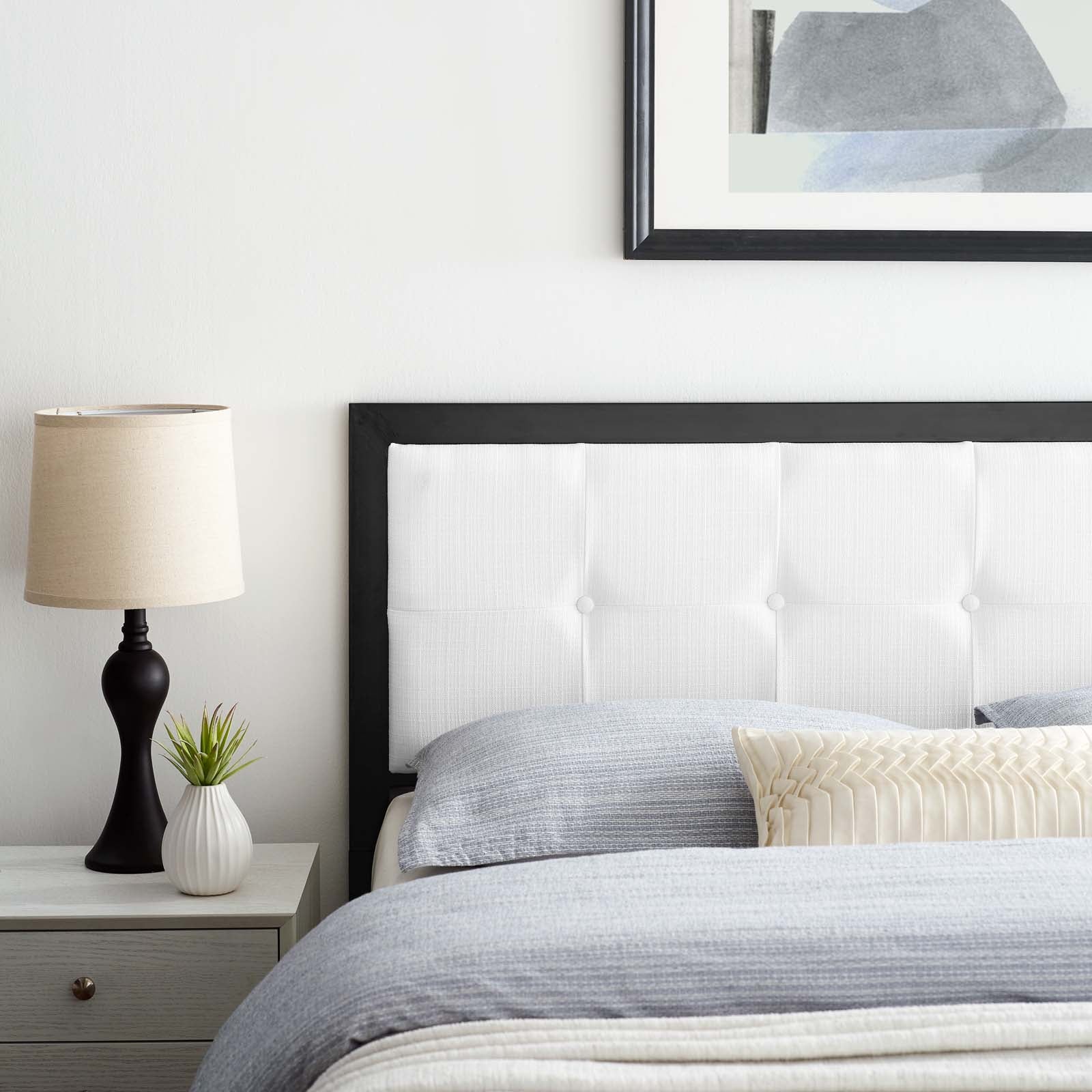 Modway Headboards - Teagan Tufted Twin Headboard Black White