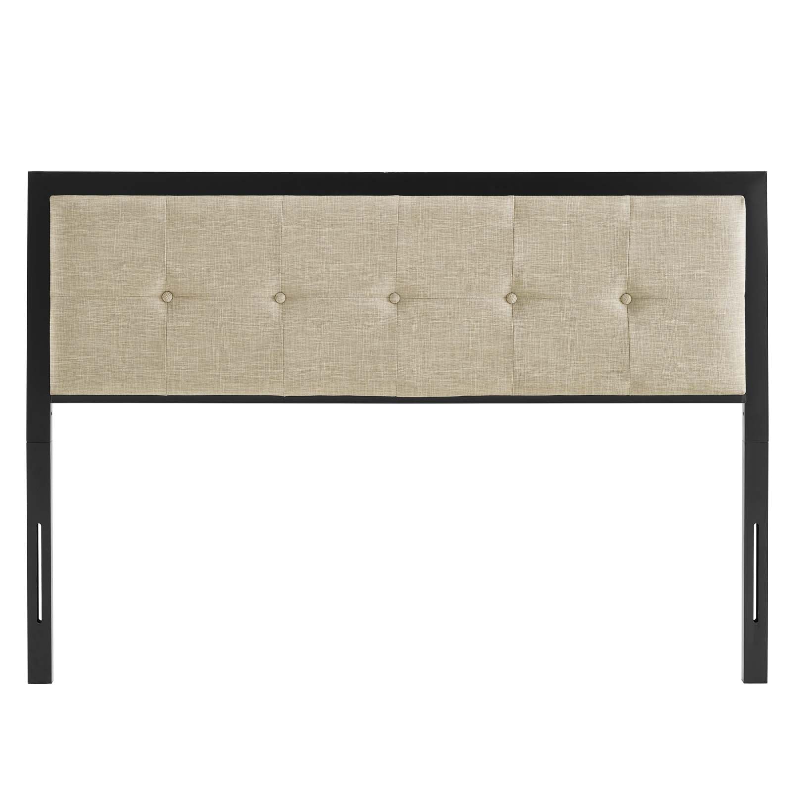 Modway Headboards - Teagan Tufted Full Headboard Black Beige