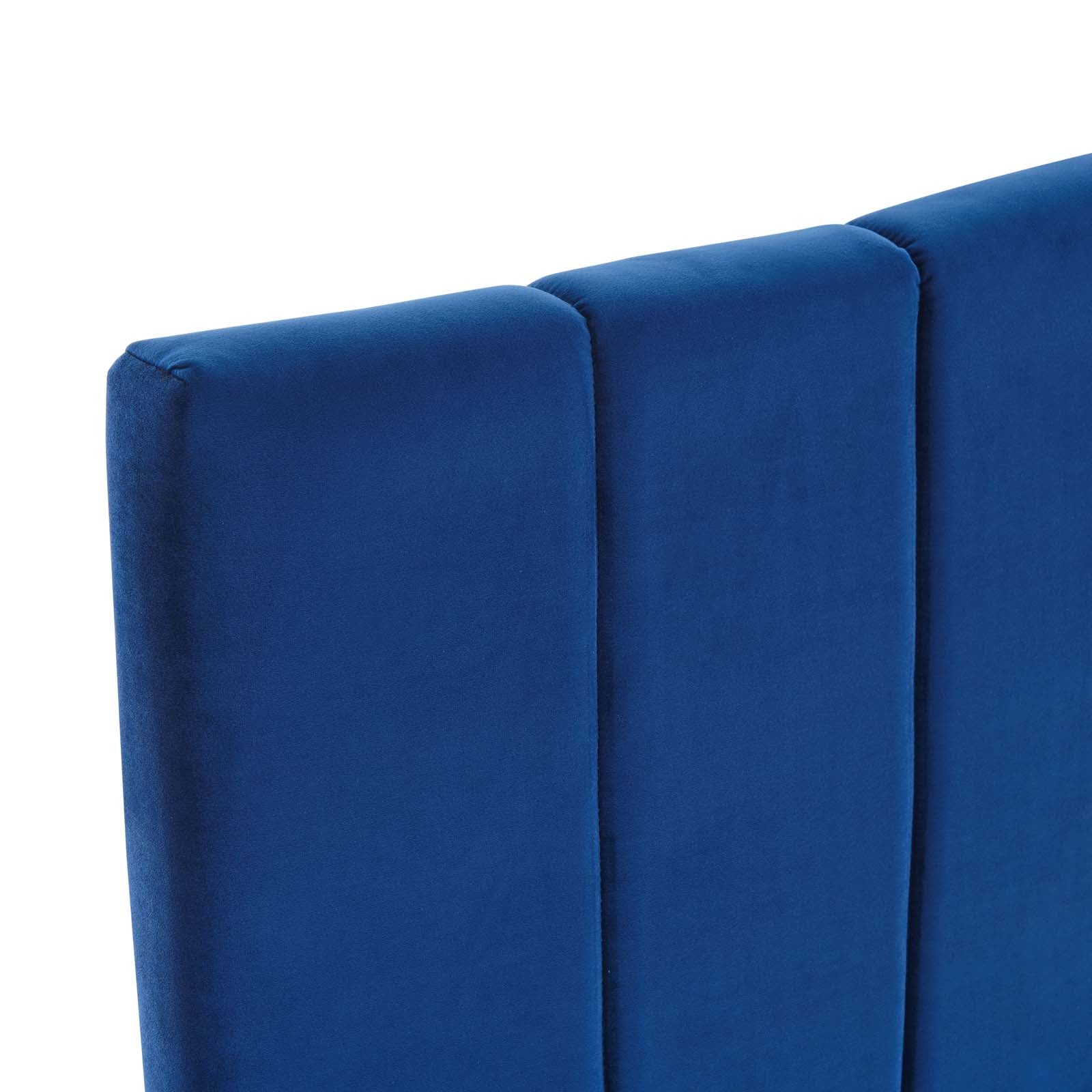 Modway Headboards - Camilla Channel Tufted King/California King Headboard Navy