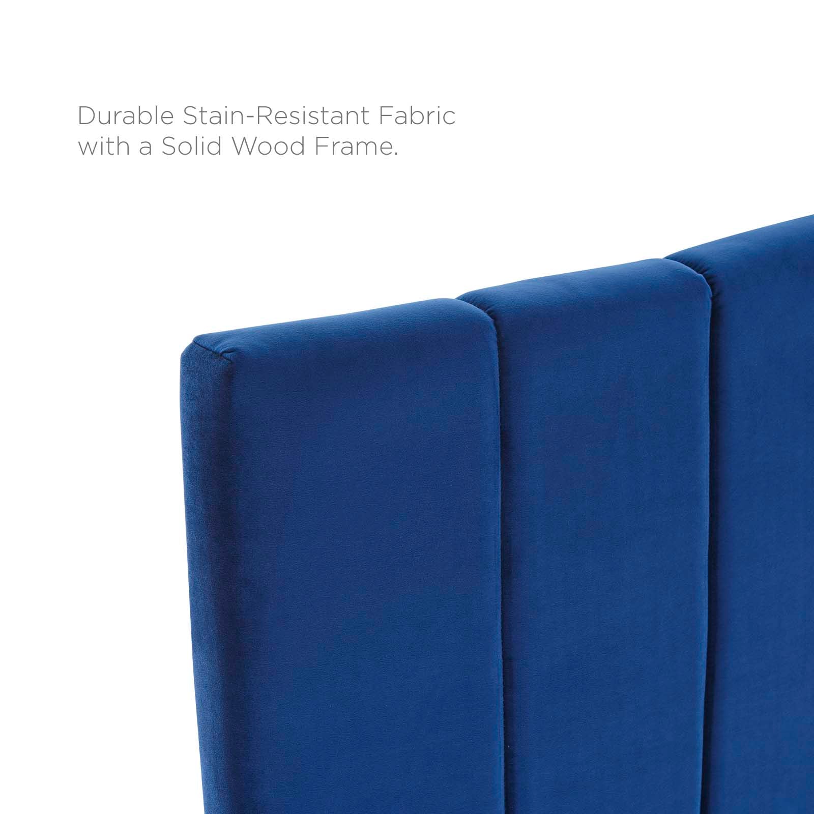 Modway Headboards - Camilla Channel Tufted King/California King Headboard Navy