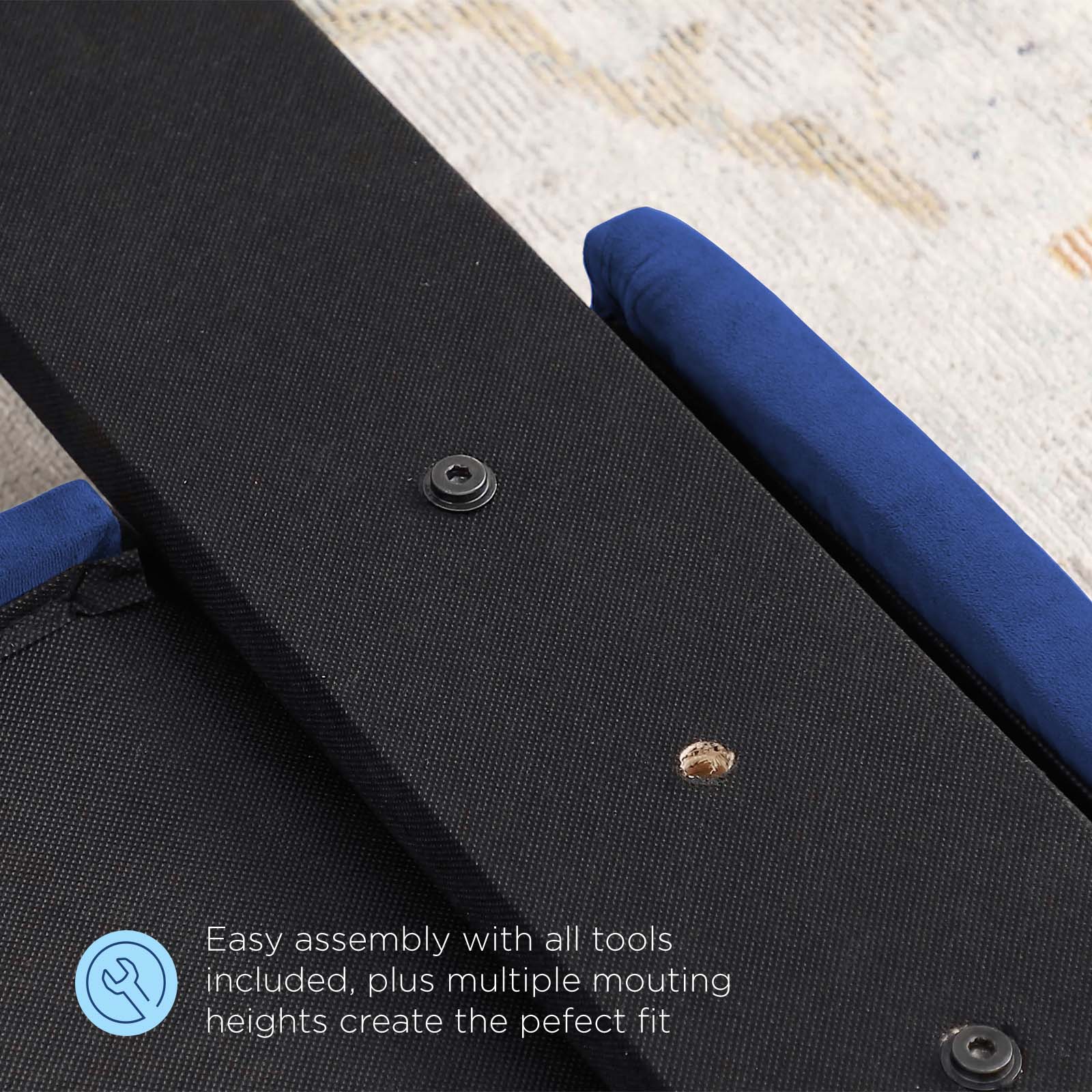 Modway Headboards - Camilla Channel Tufted King/California King Headboard Navy