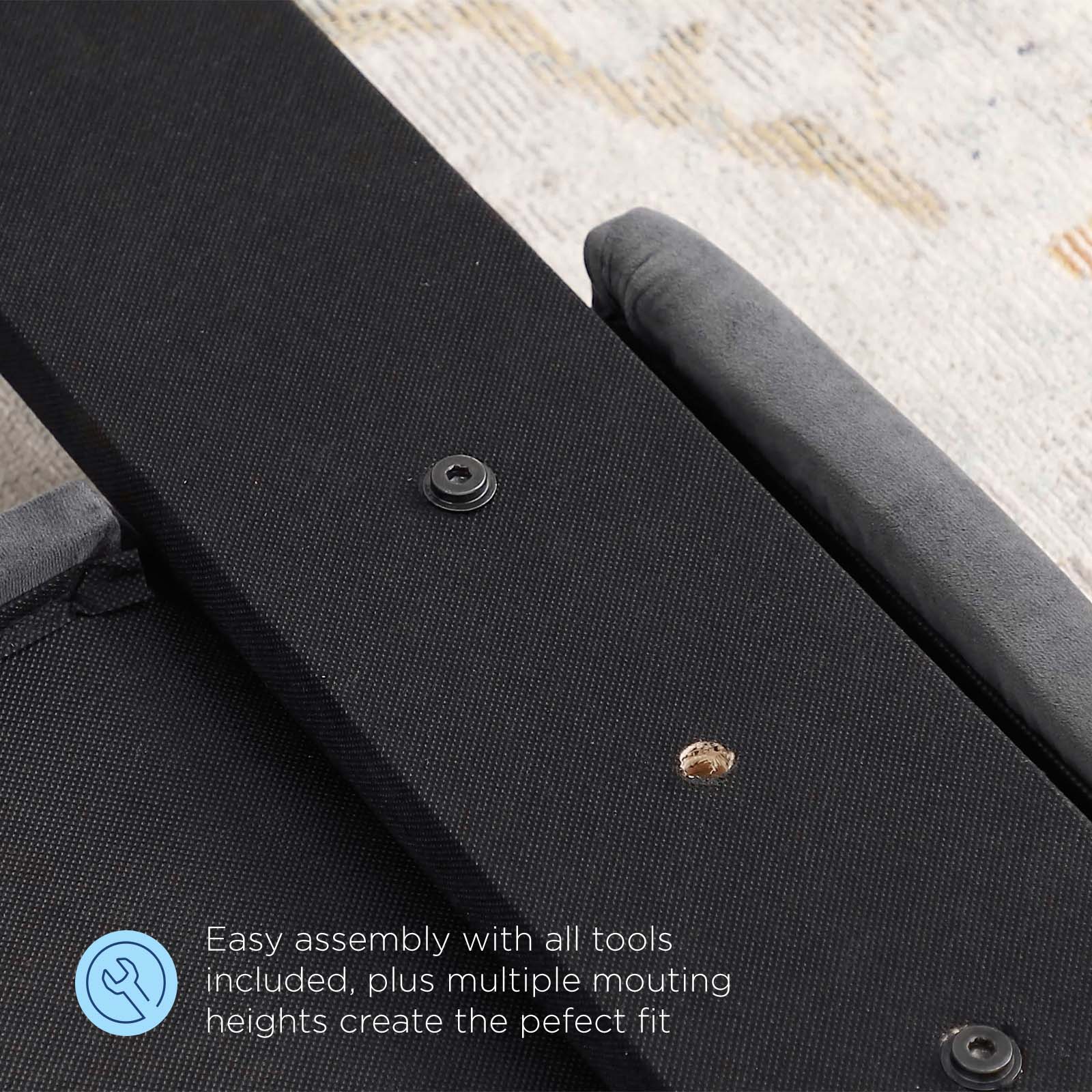 Modway Headboards - Juliet Tufted Twin Headboard Charcoal