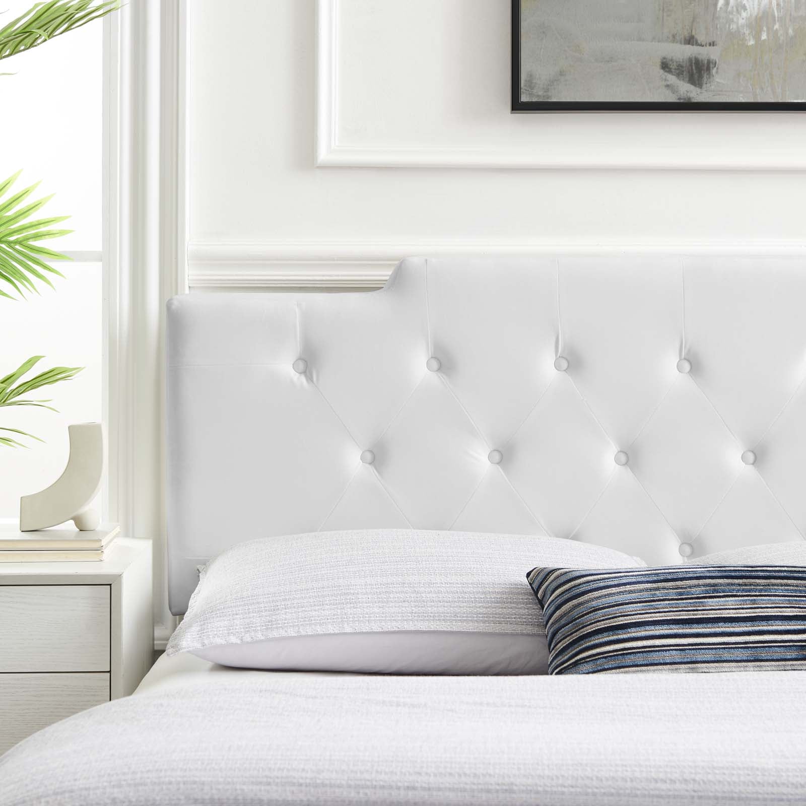 Modway Headboards - Juliet Tufted Full/Queen Headboard White