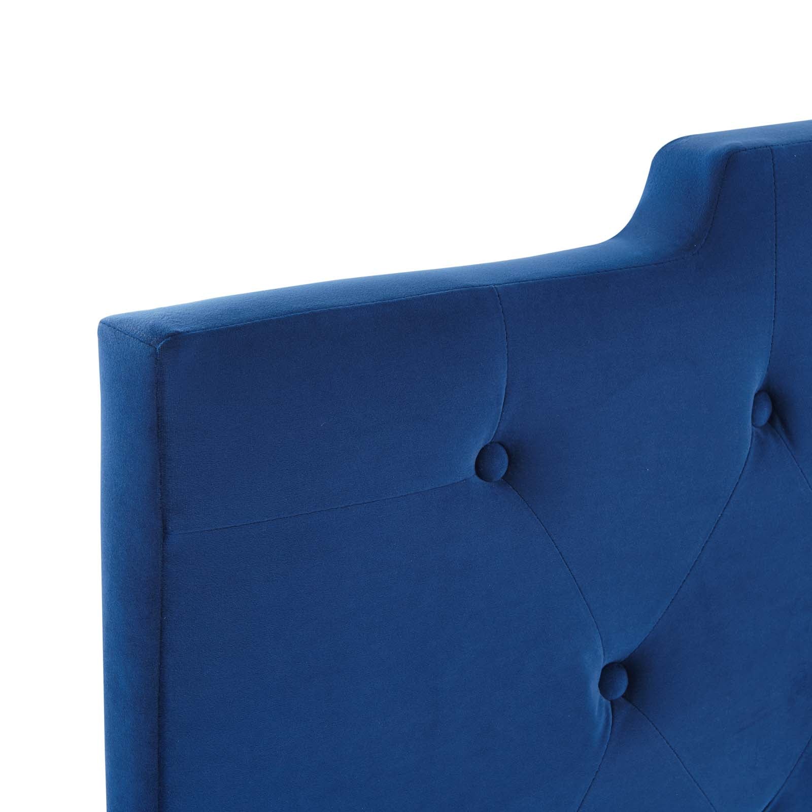Modway Headboards - Juliet Tufted King/California King Headboard Navy