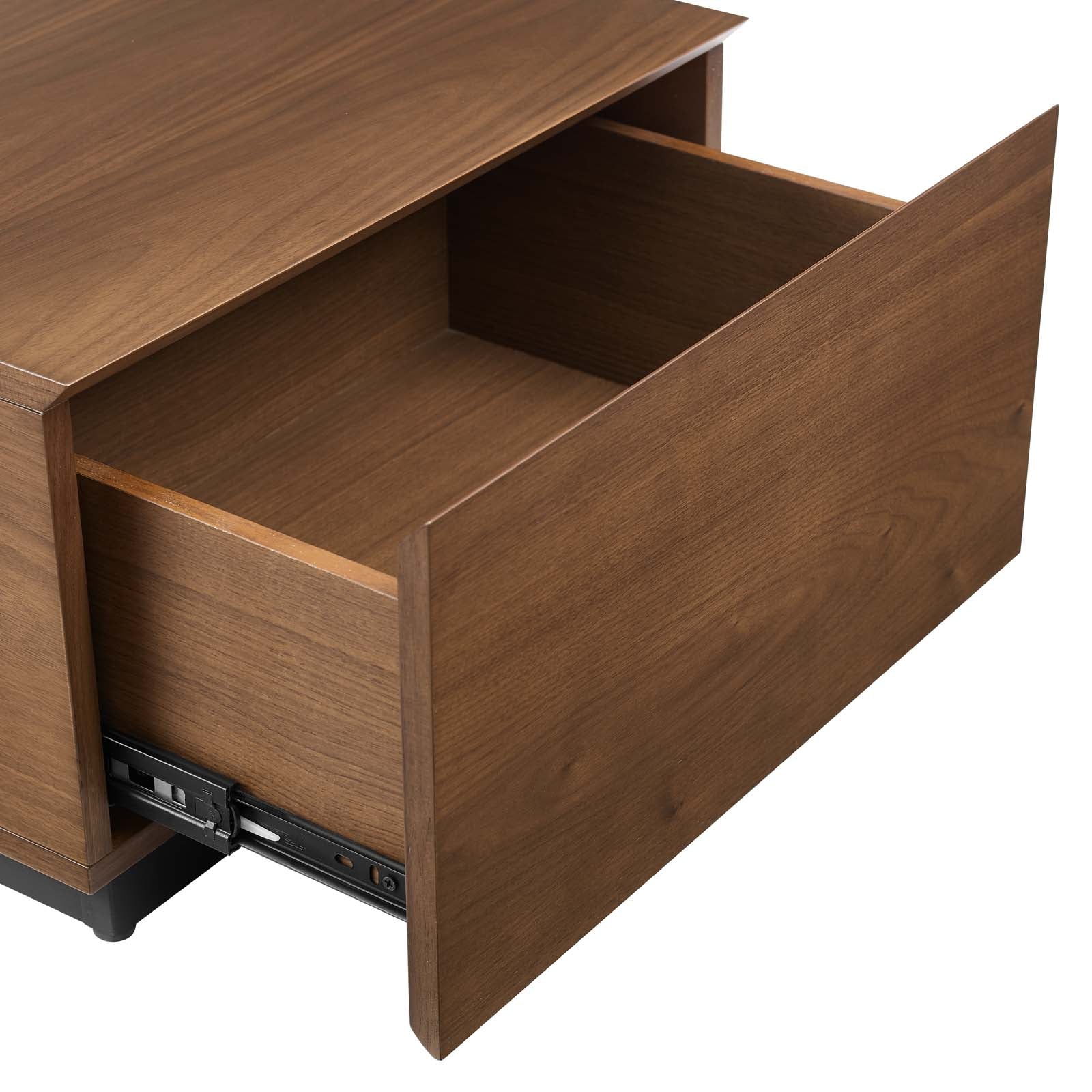 Modway Nightstands & Side Tables - Caima Nightstand Walnut