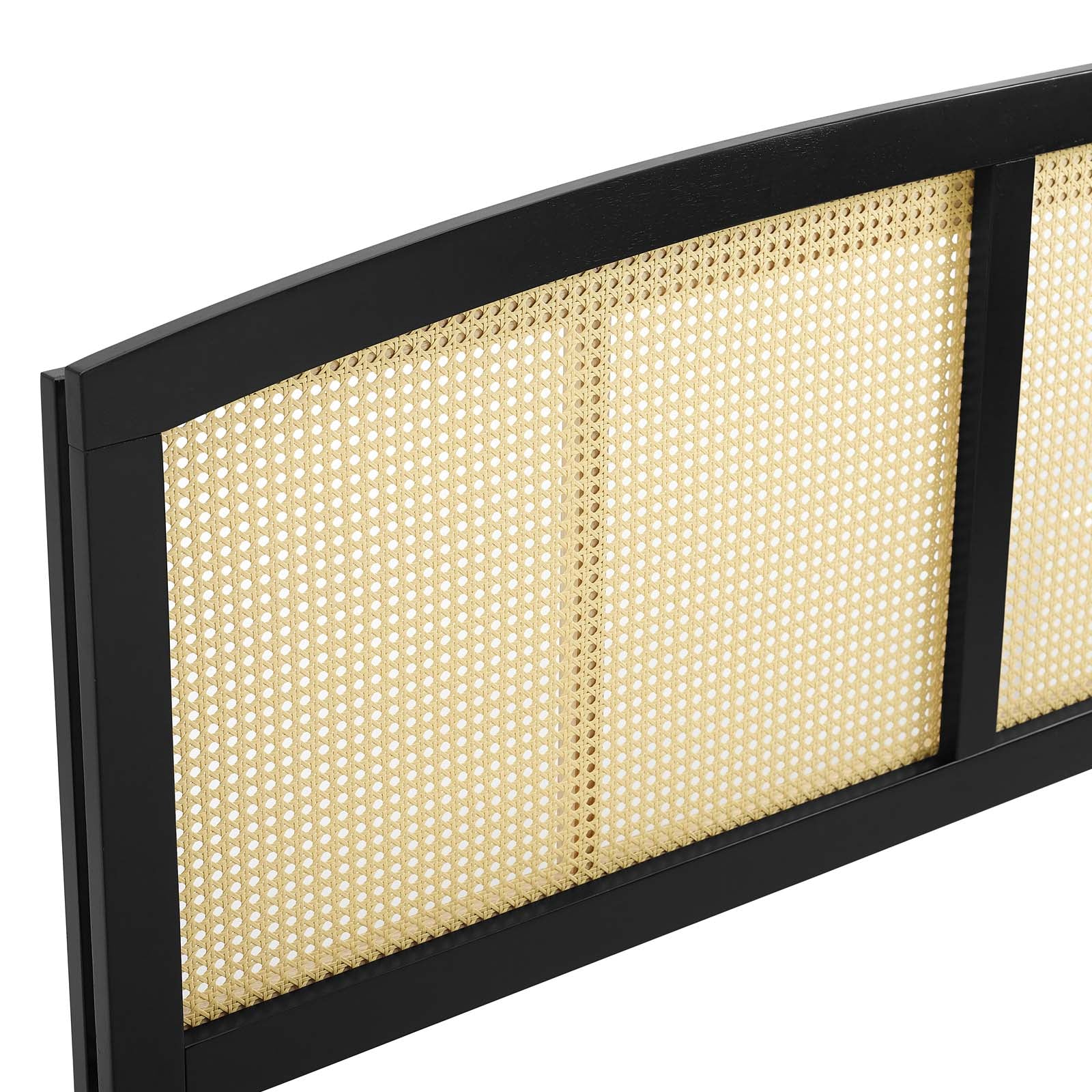 Modway Headboards - Halcyon Cane Full Headboard Black