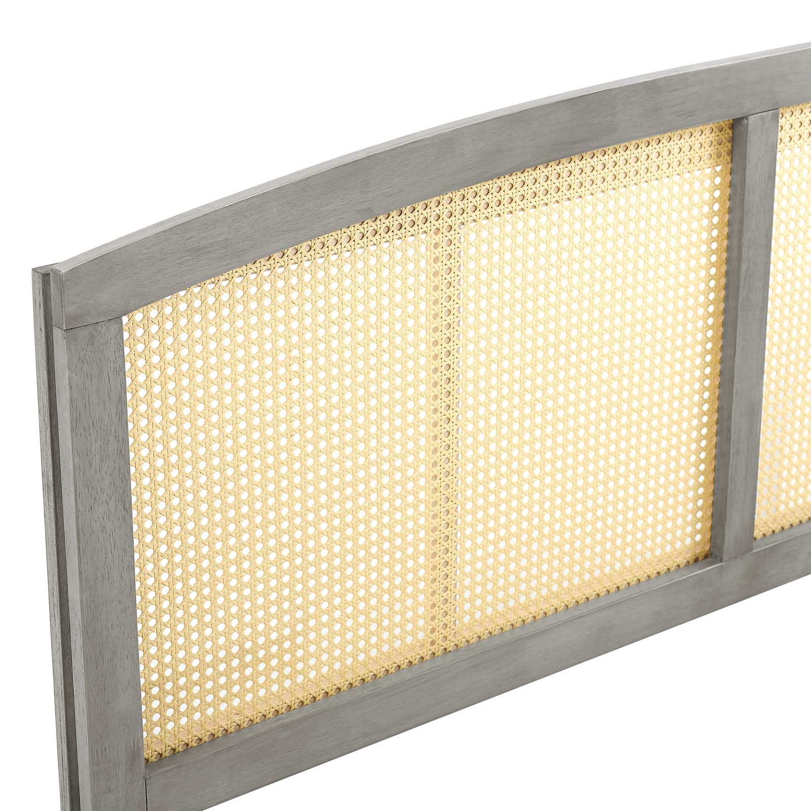 Modway Headboards - Halcyon Cane Queen Headboard Gray