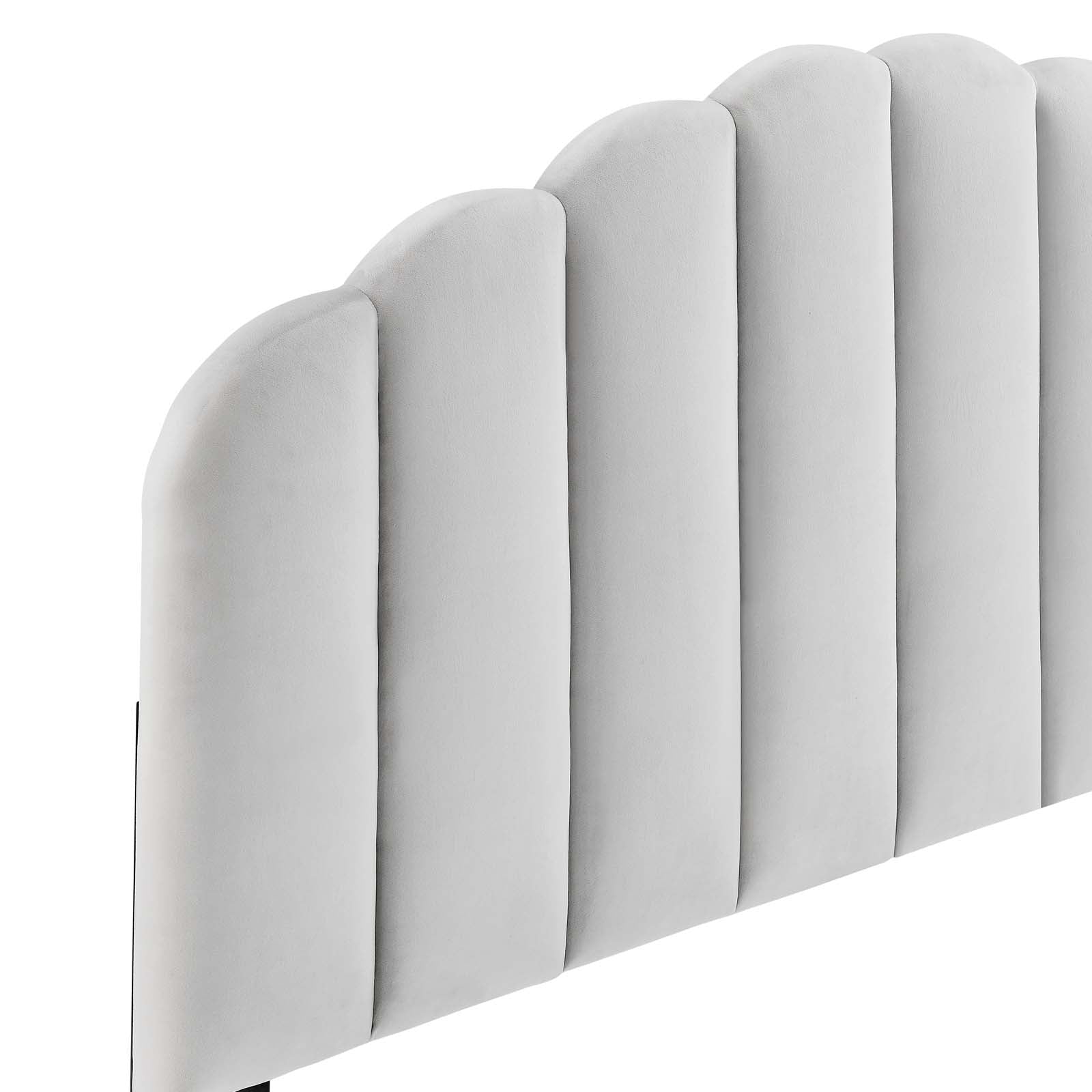 Modway Headboards - Veronique Full/Queen Headboard Light Gray