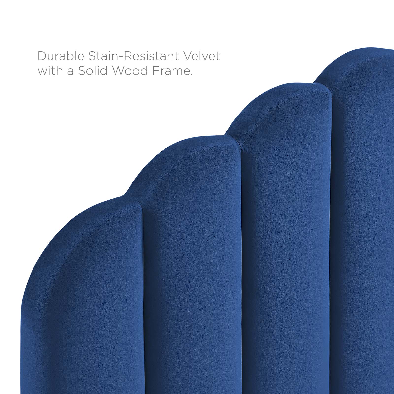 Modway Headboards - Veronique King/California King Performance Velvet Headboard Navy