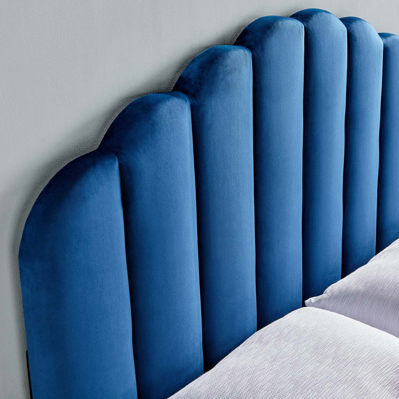 Modway Headboards - Veronique King/California King Performance Velvet Headboard Navy