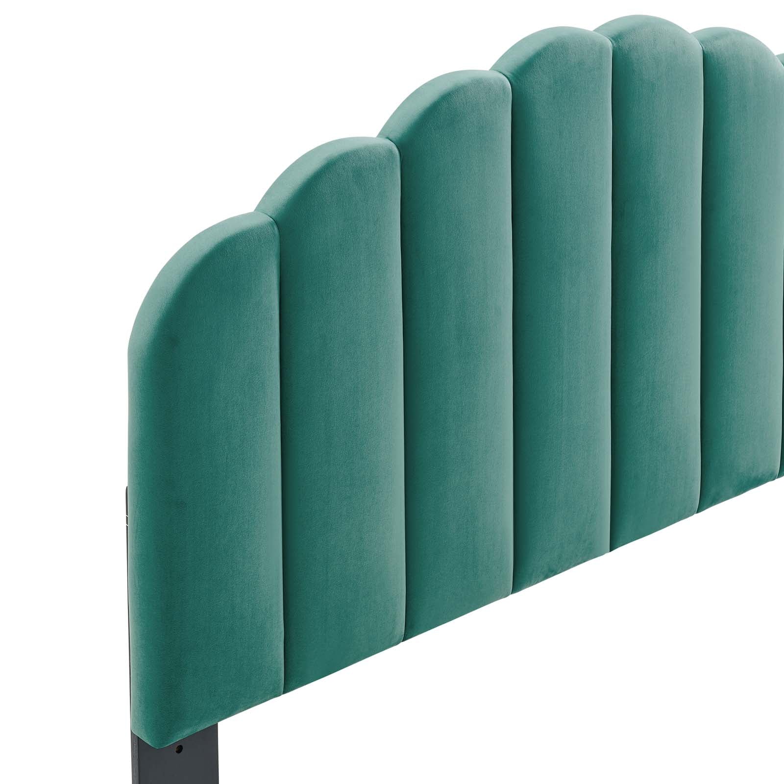 Modway Headboards - Veronique King/California King Performance Velvet Headboard Teal