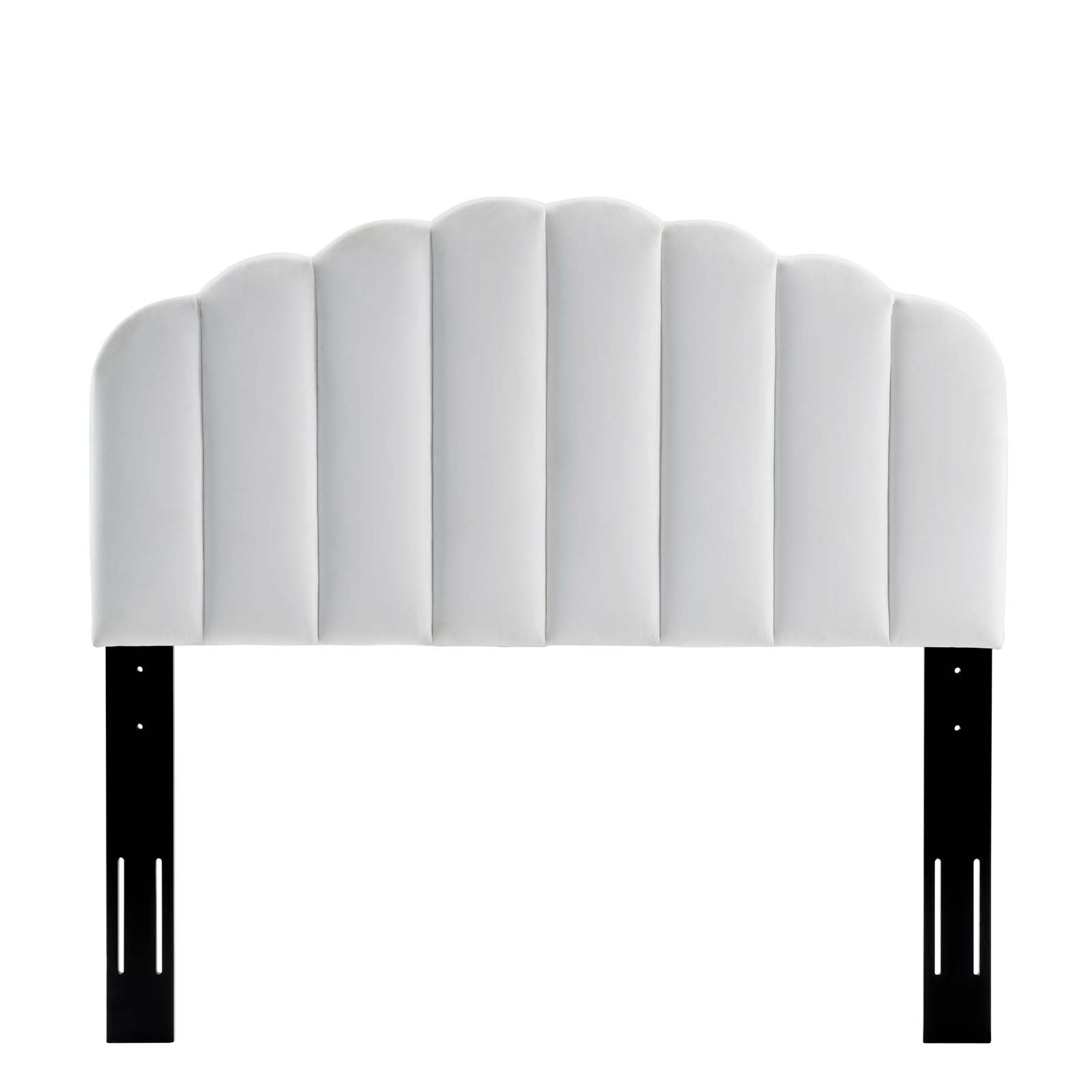 Modway Headboards - Veronique King/California King Performance Velvet Headboard White