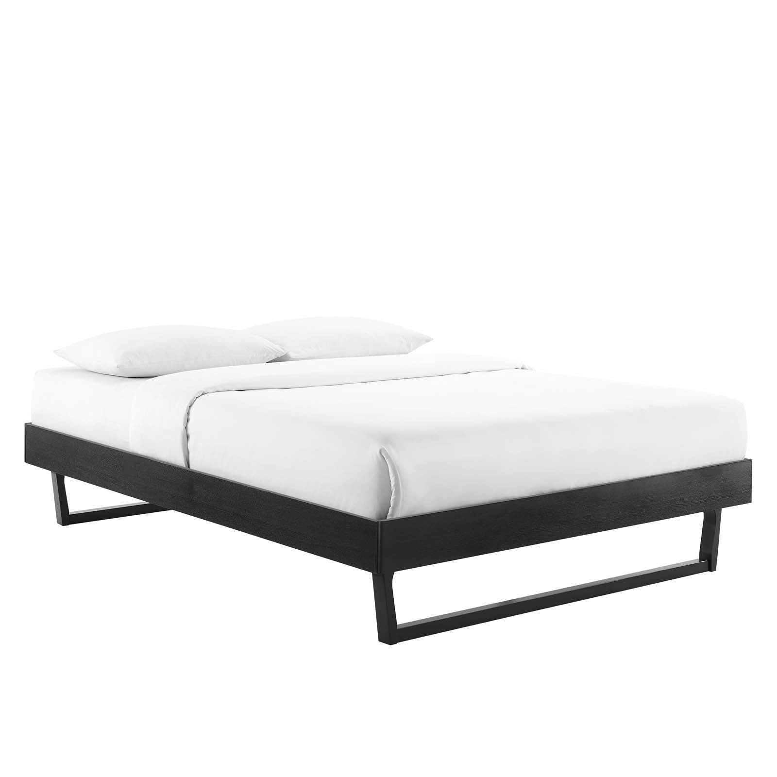 Modway Beds - Billie Full Wood Platform Bed Frame Black