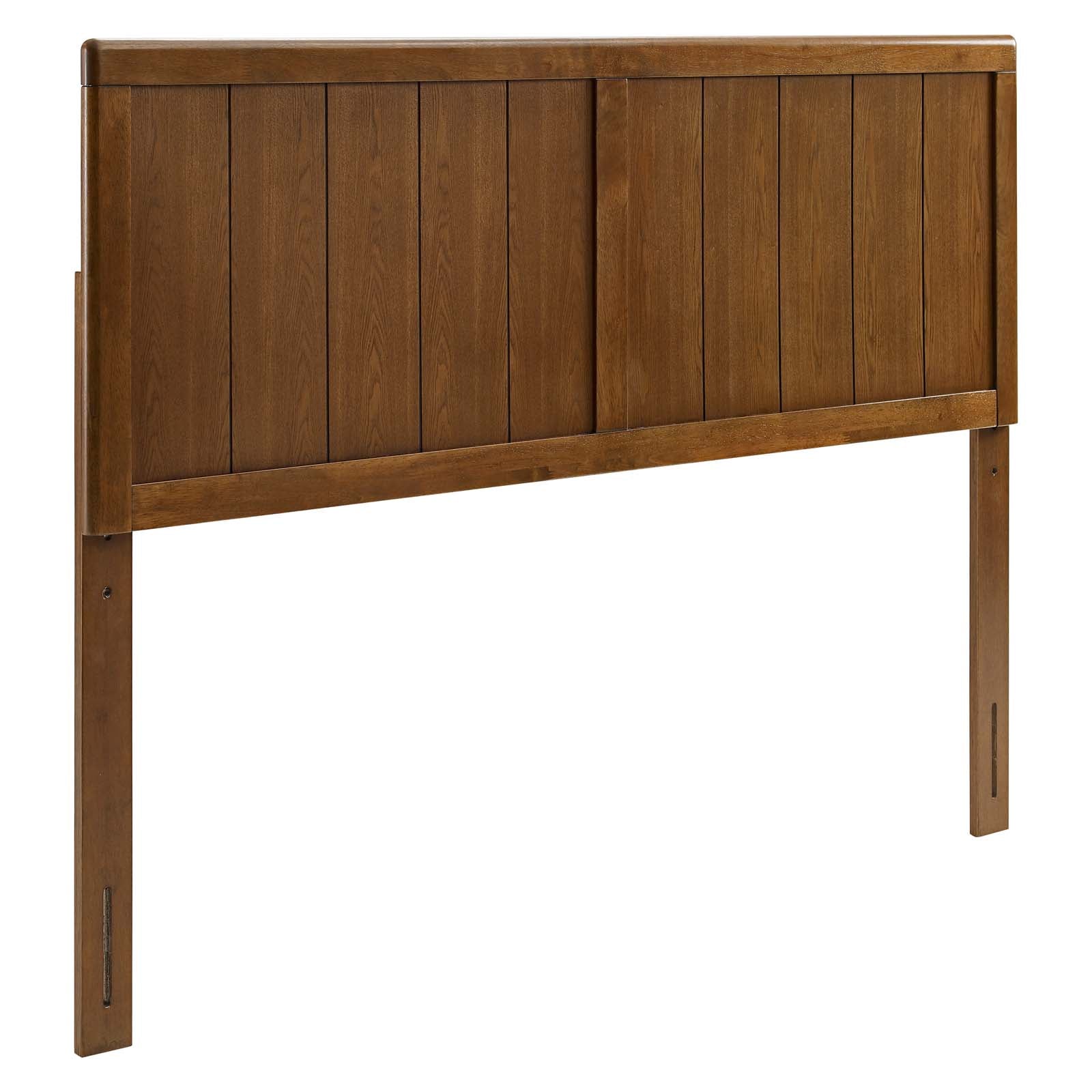 Modway Headboards - Robbie Full Wood Headboard Walnut
