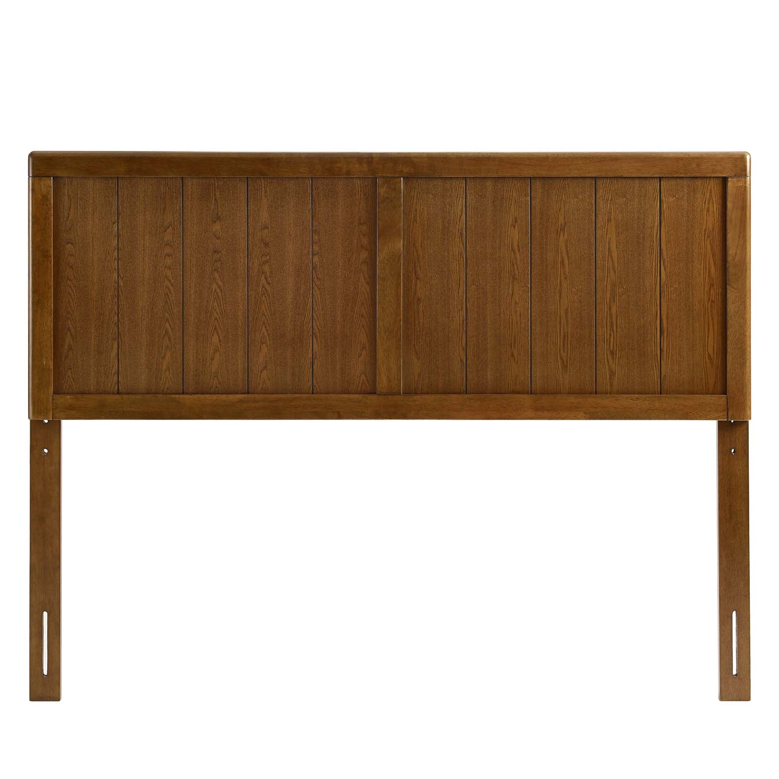 Modway Headboards - Robbie Full Wood Headboard Walnut