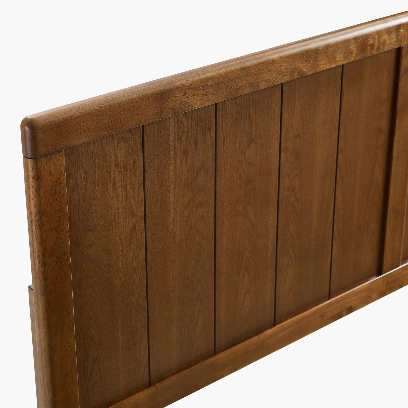 Modway Headboards - Robbie King Wood Headboard Walnut