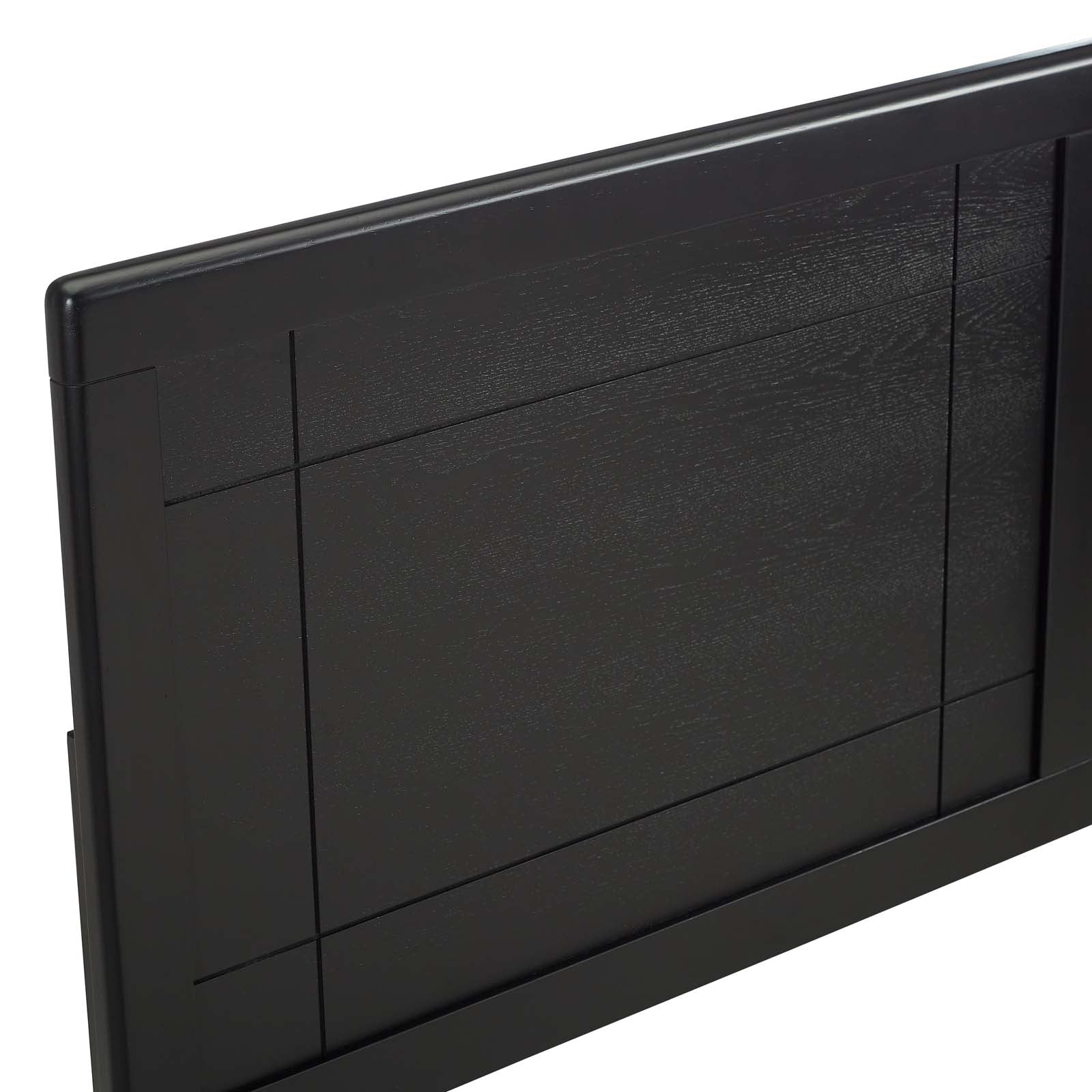 Modway Headboards - Archie King Wood Headboard Black