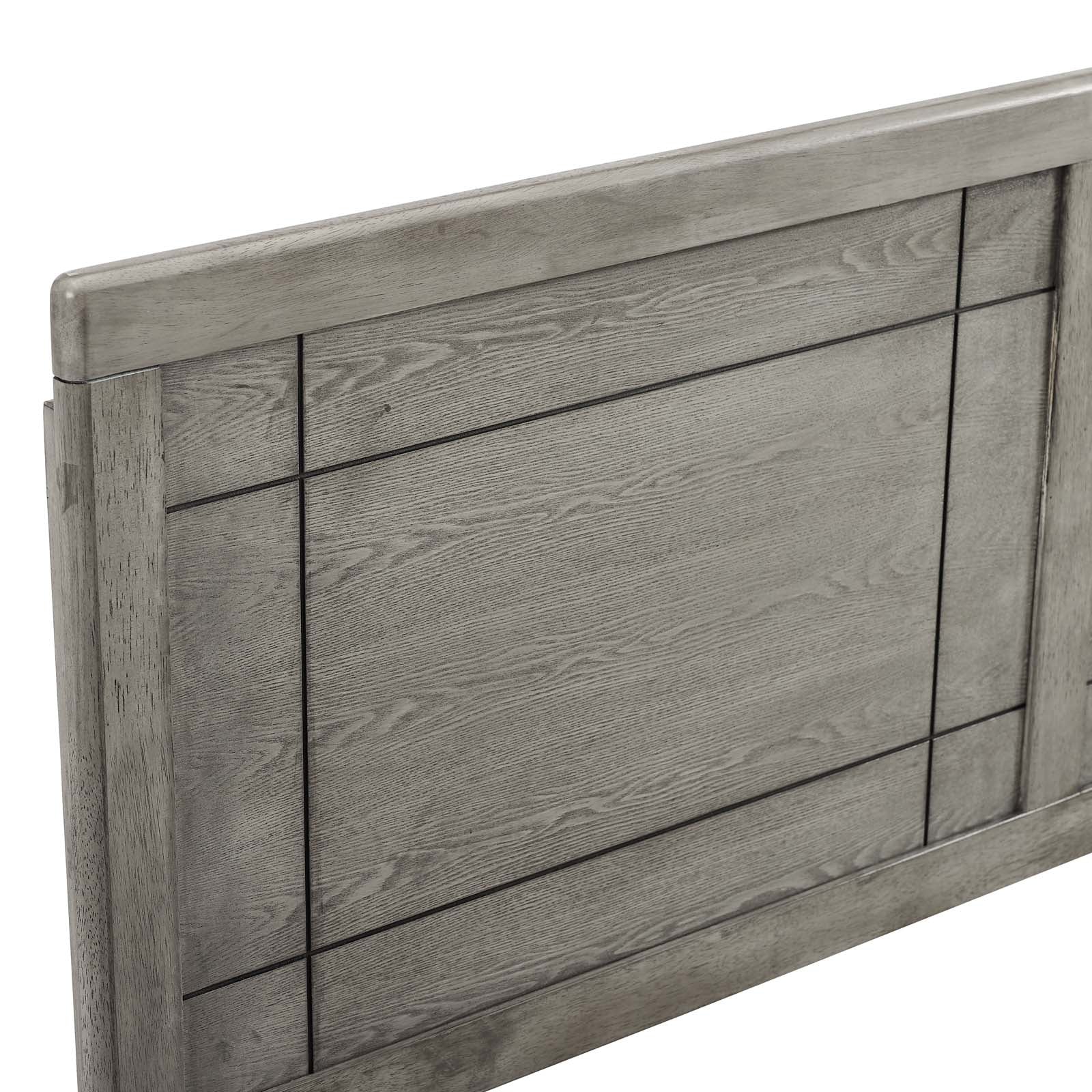 Modway Headboards - Archie King Wood Headboard Gray