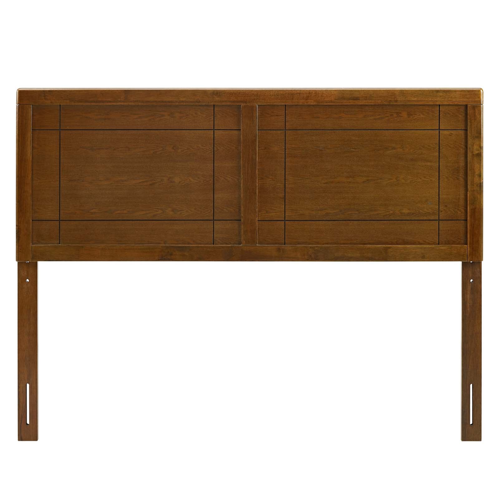 Modway Headboards - Archie King Wood Headboard Walnut